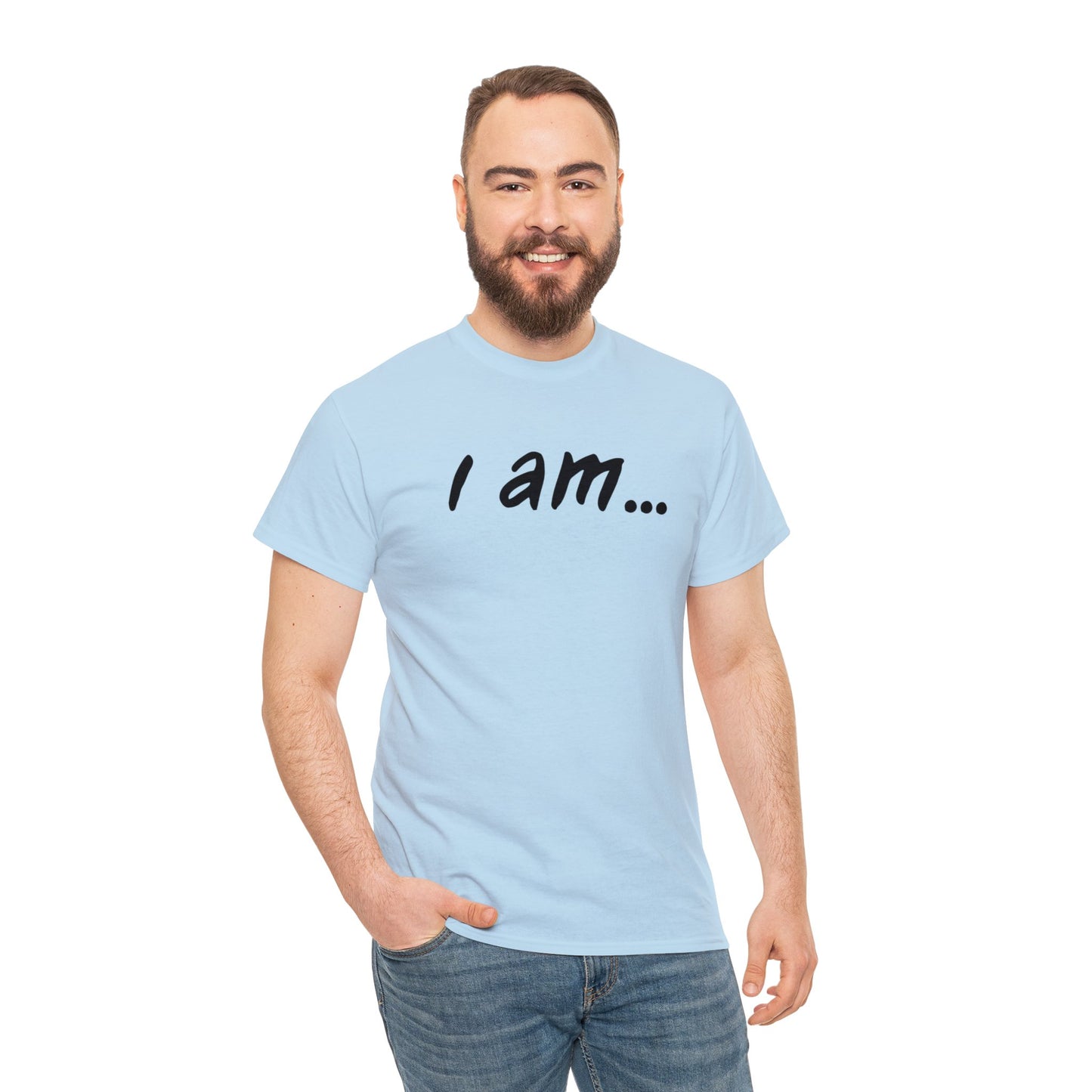 'I am...barefoot people. Unisex Heavy Cotton Tee'