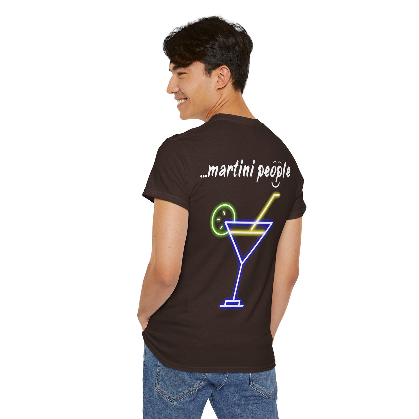 'i am...martini people' - Unisex Heavy Cotton Tee Martini