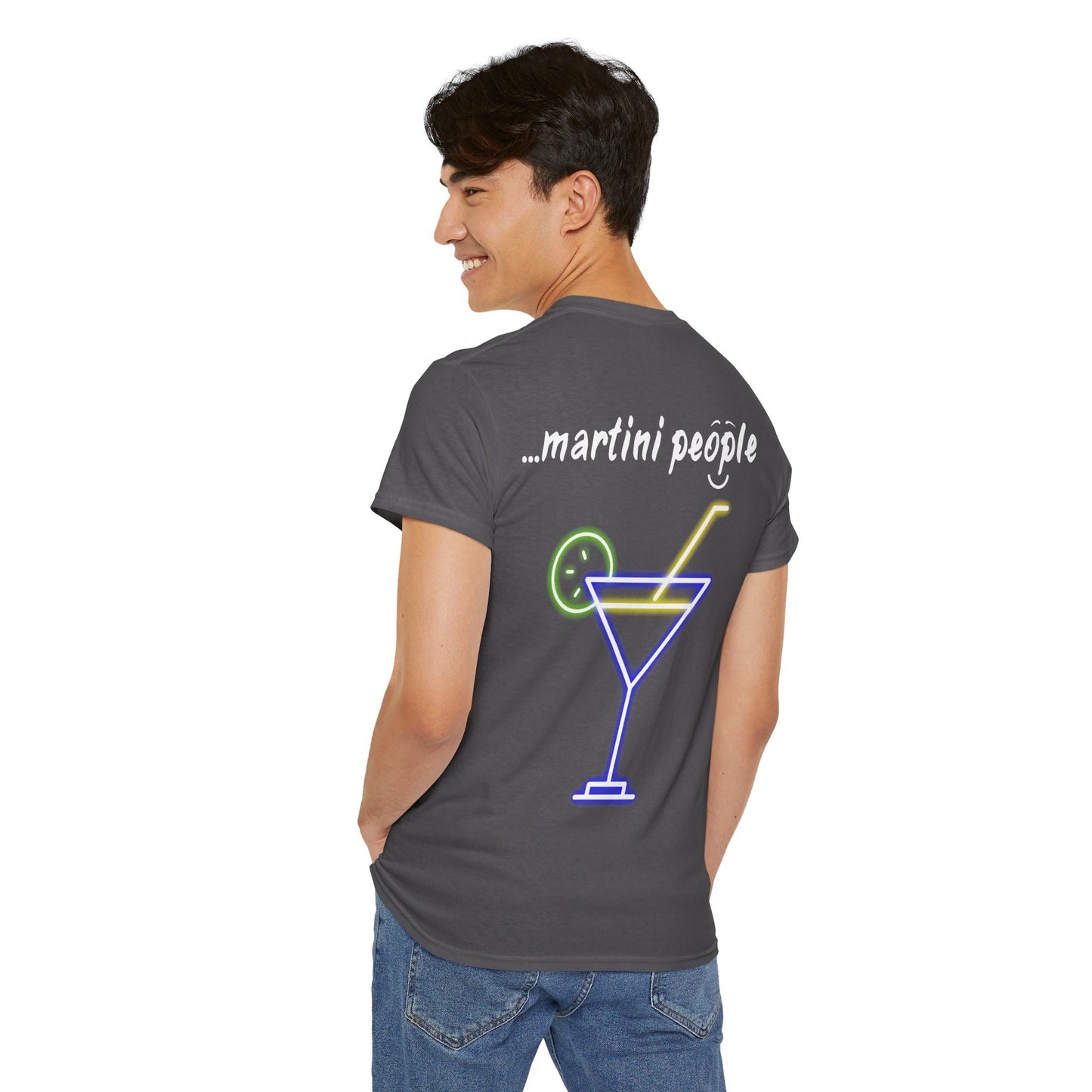 'i am...martini people' - Unisex Heavy Cotton Tee Martini