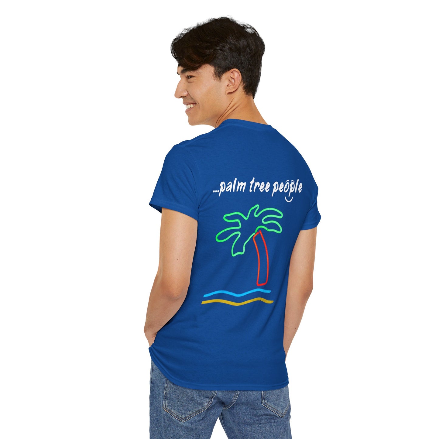 'I am...palm tree people'. - Unisex Heavy Cotton Tee