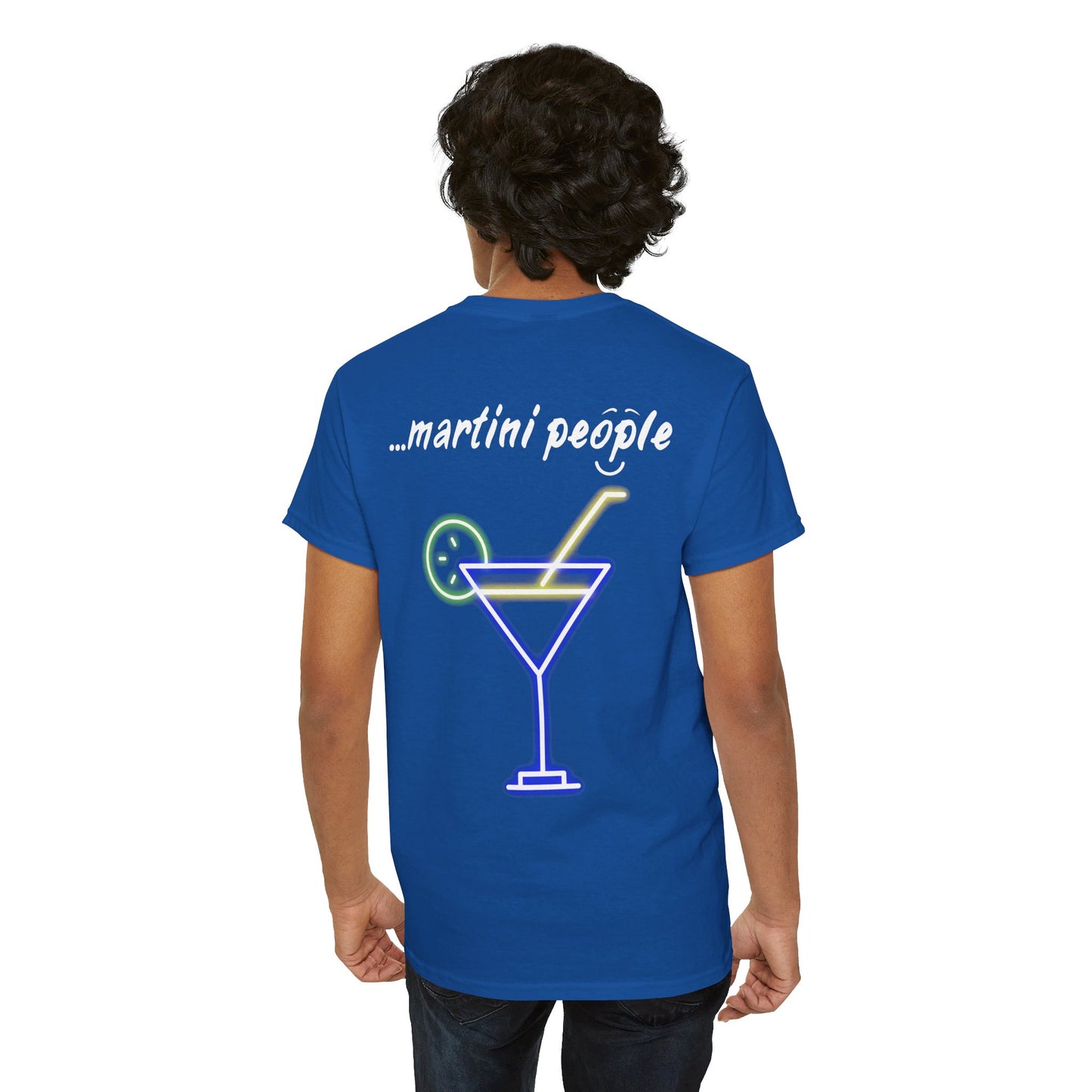 'i am...martini people' - Unisex Heavy Cotton Tee Martini