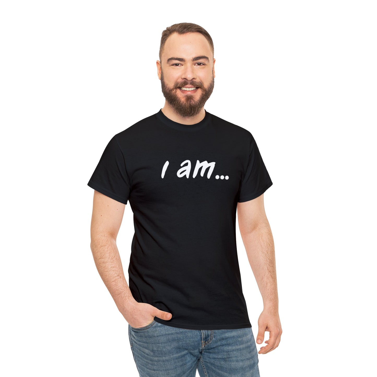 'I am...barefoot people. Unisex Heavy Cotton Tee'