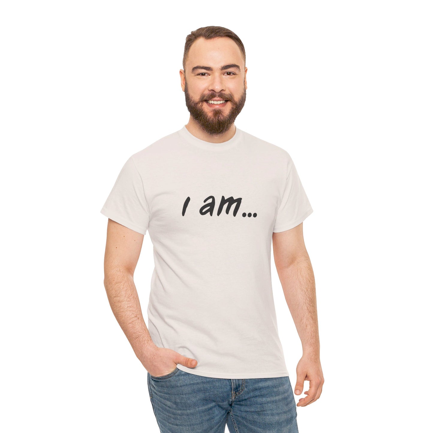 'i am...martini people' - Unisex Heavy Cotton Tee Martini