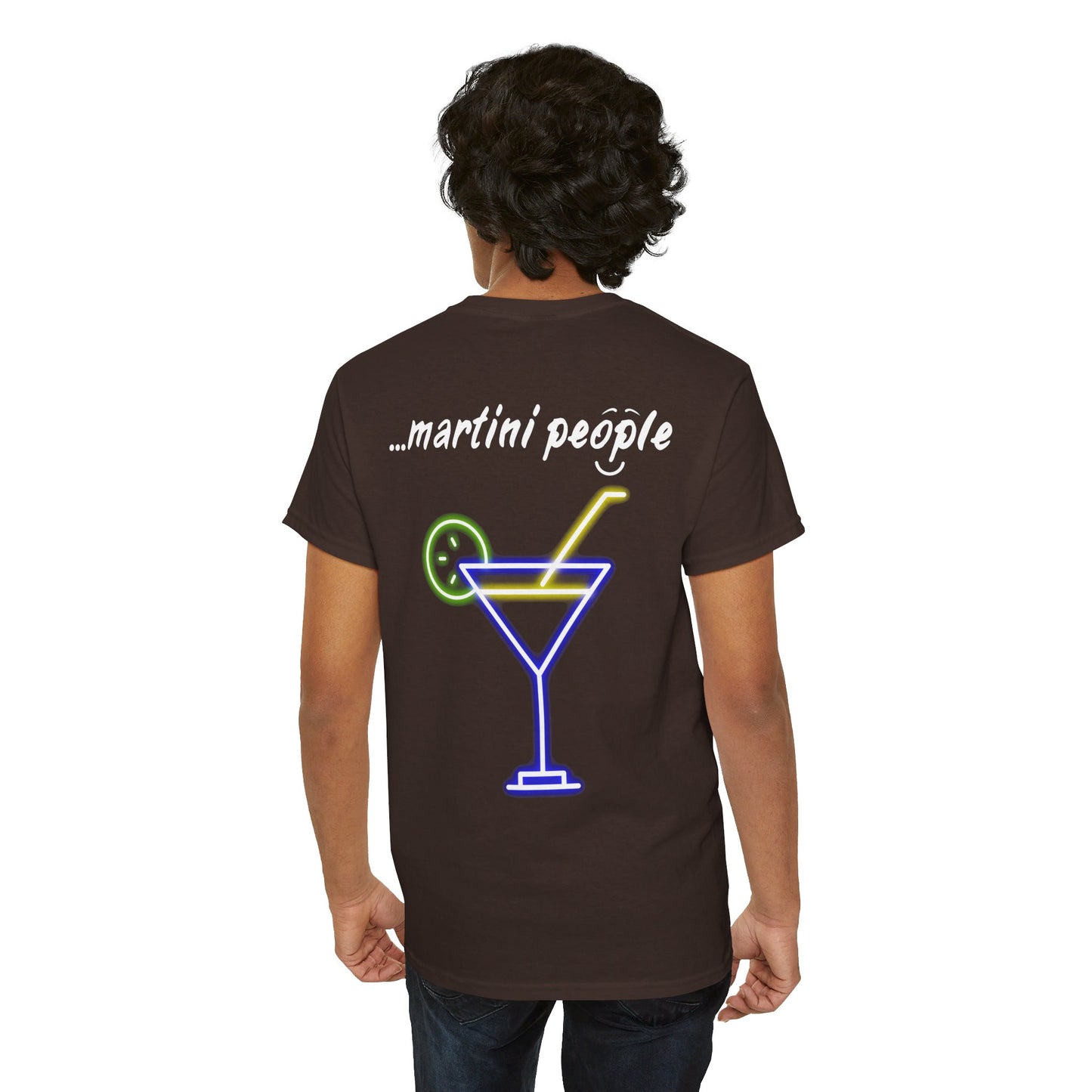 'i am...martini people' - Unisex Heavy Cotton Tee Martini