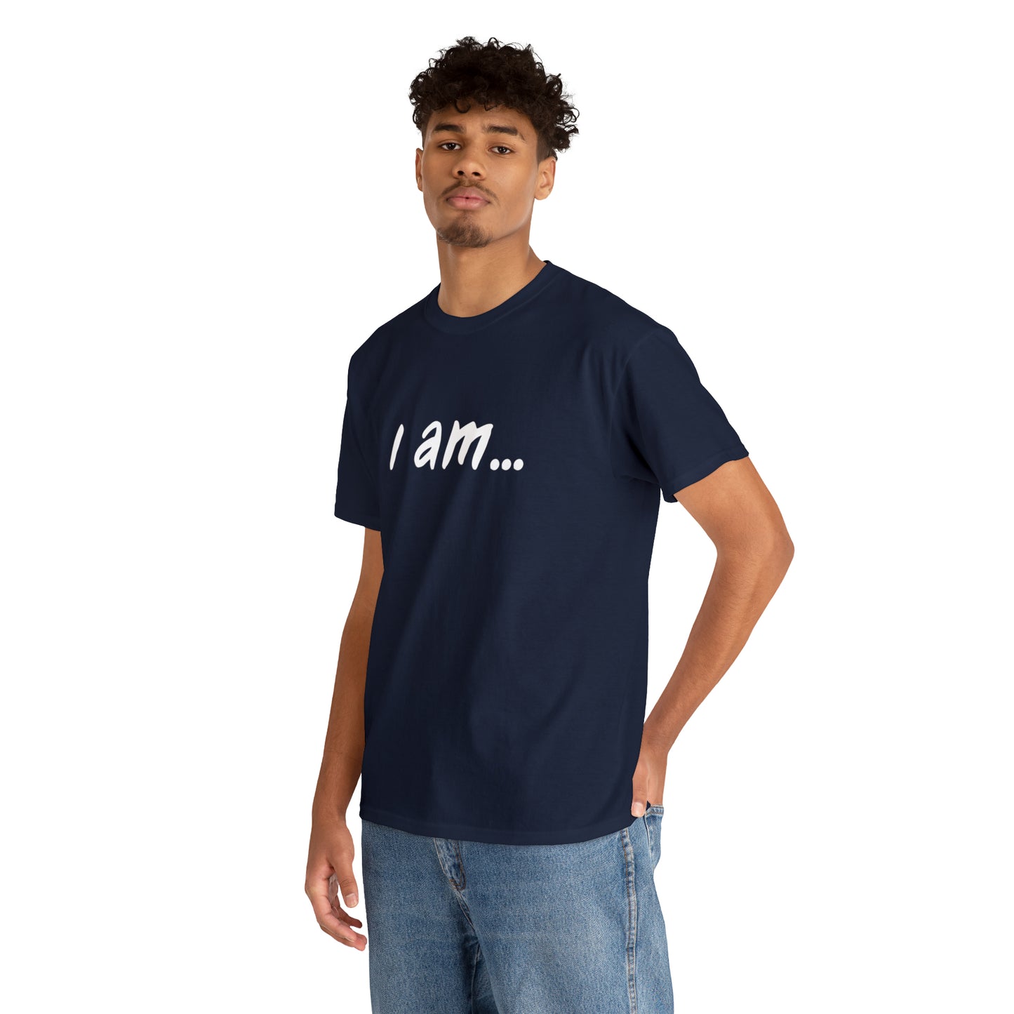 'i am...music people'. Unisex Heavy Cotton Tee