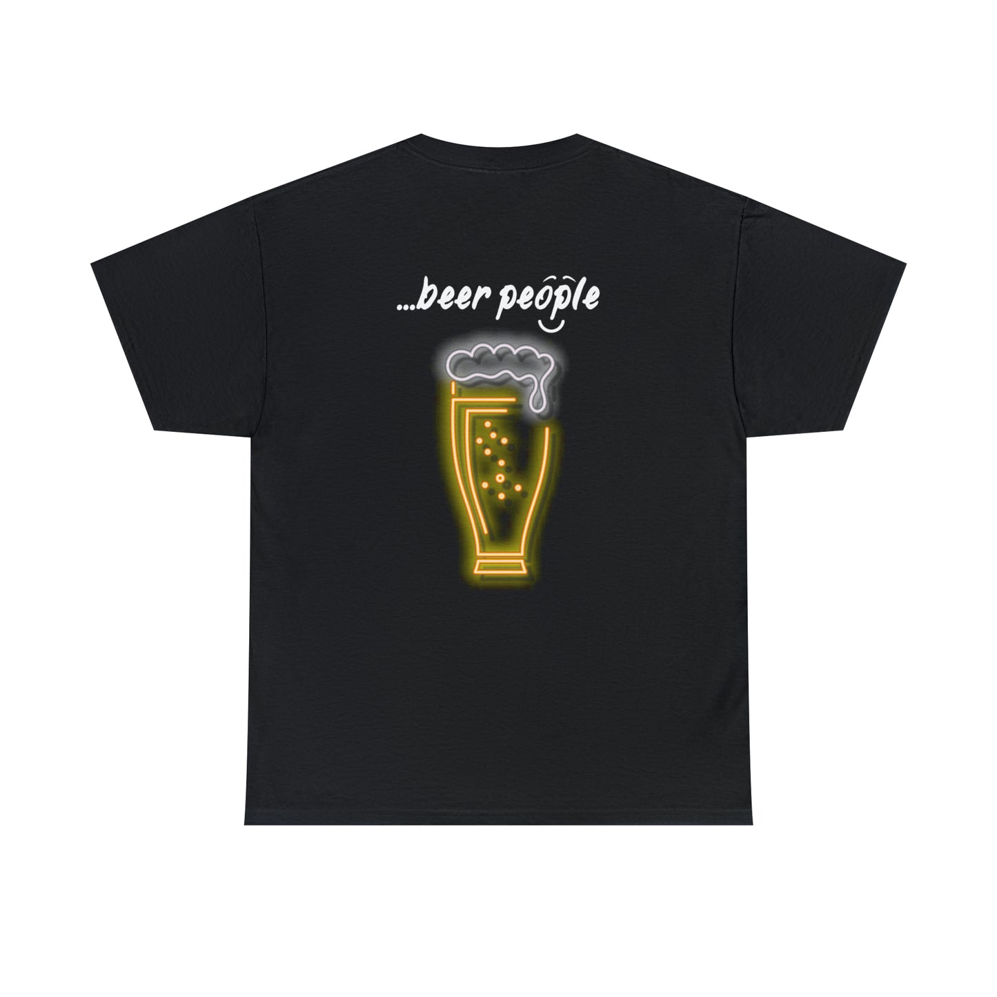 "i am...beer people" Unisex Heavy Cotton Tee