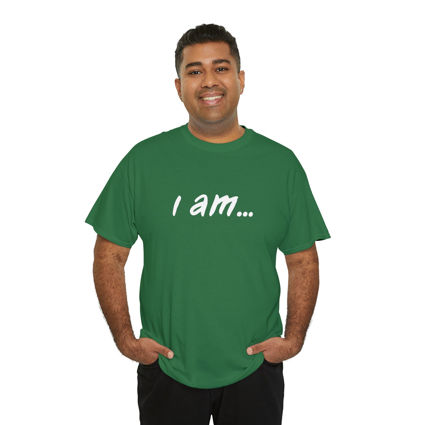 "i am...beer people" Unisex Heavy Cotton Tee