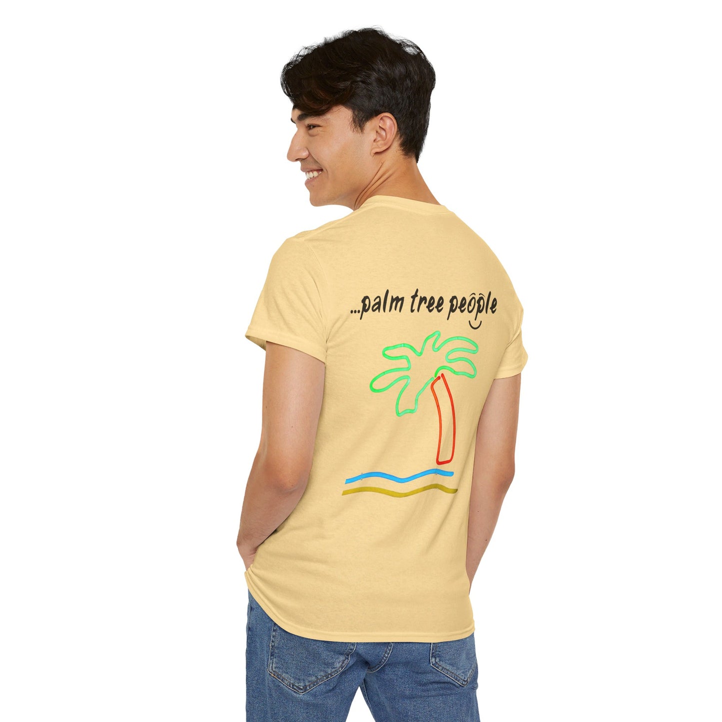 'I am...palm tree people'. - Unisex Heavy Cotton Tee