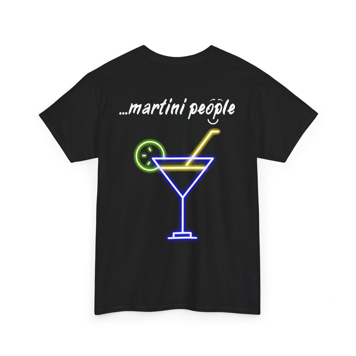 'i am...martini people' - Unisex Heavy Cotton Tee Martini
