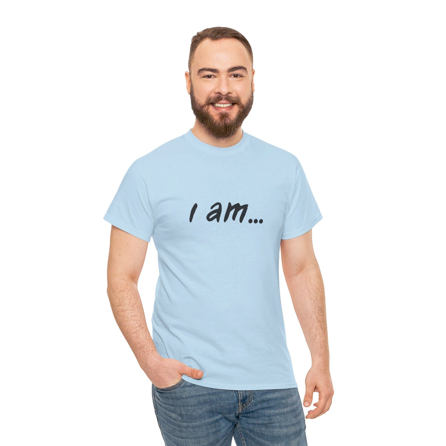 'i am...martini people' - Unisex Heavy Cotton Tee Martini