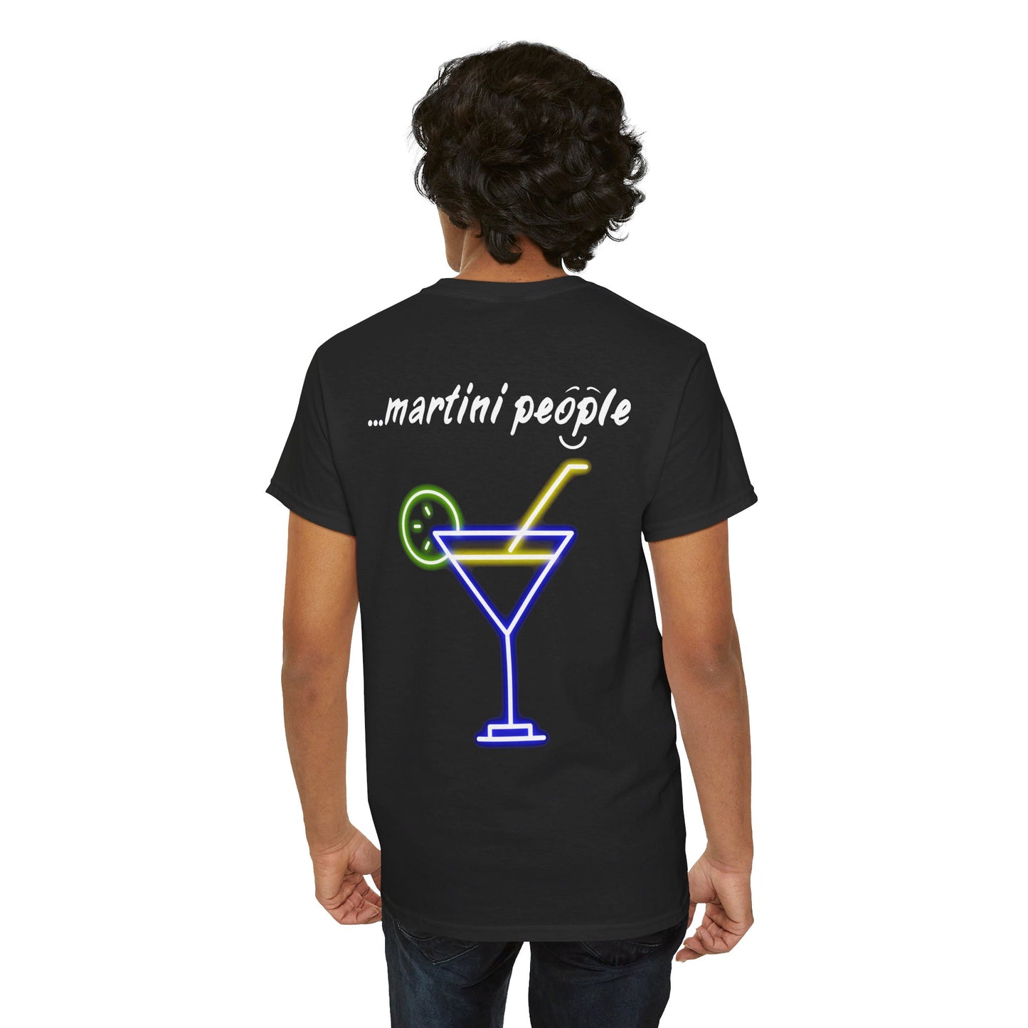 'i am...martini people' - Unisex Heavy Cotton Tee Martini