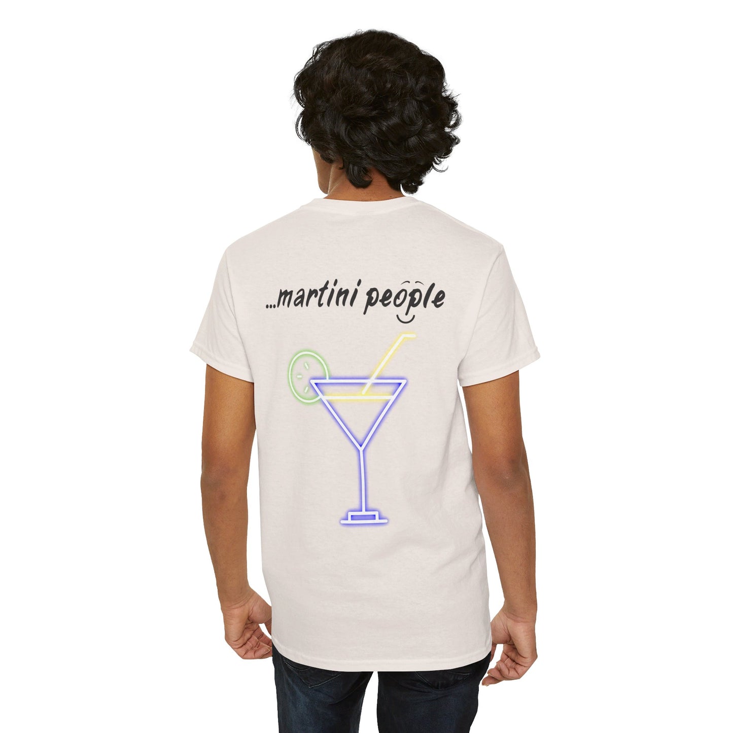 'i am...martini people' - Unisex Heavy Cotton Tee Martini