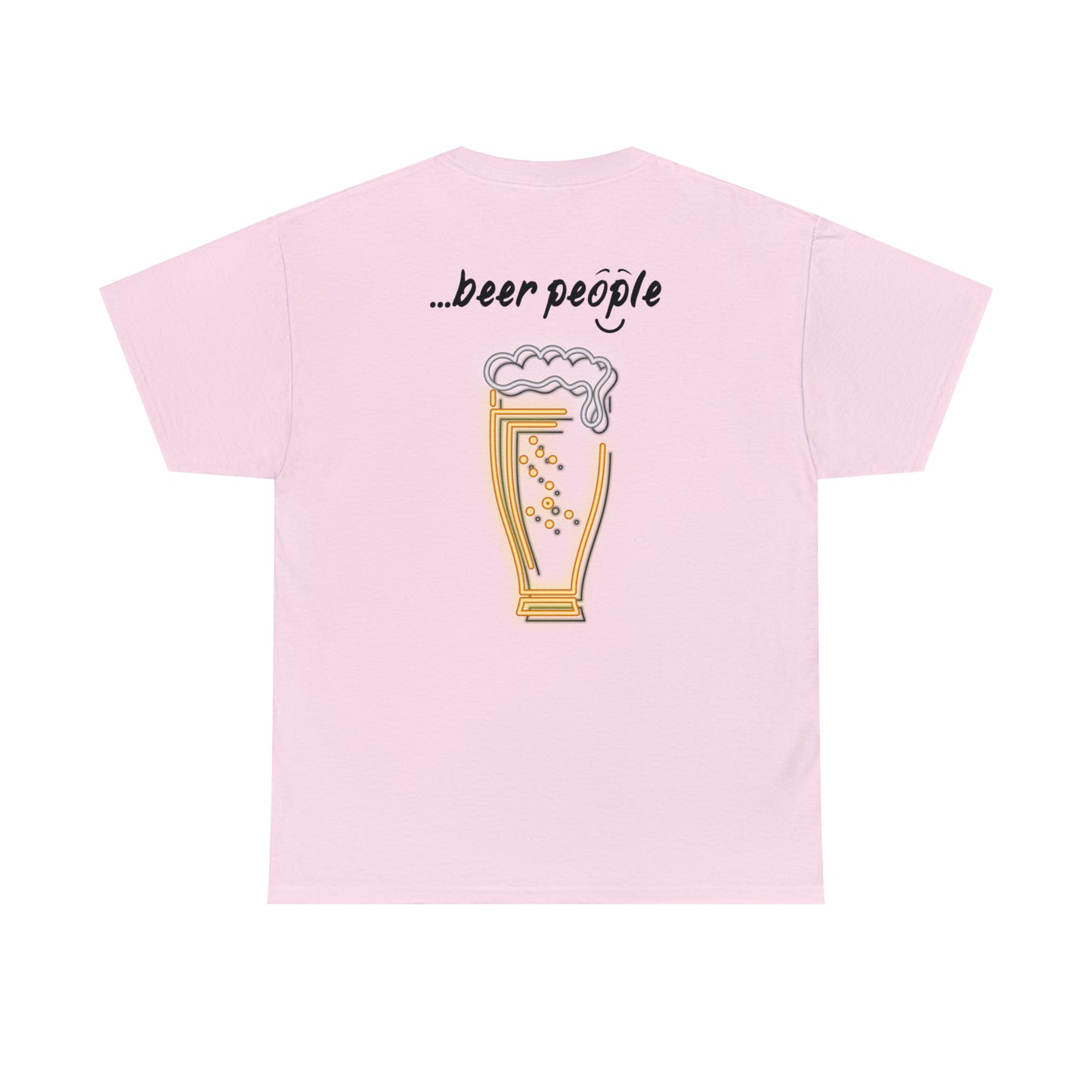 "i am...beer people" Unisex Heavy Cotton Tee