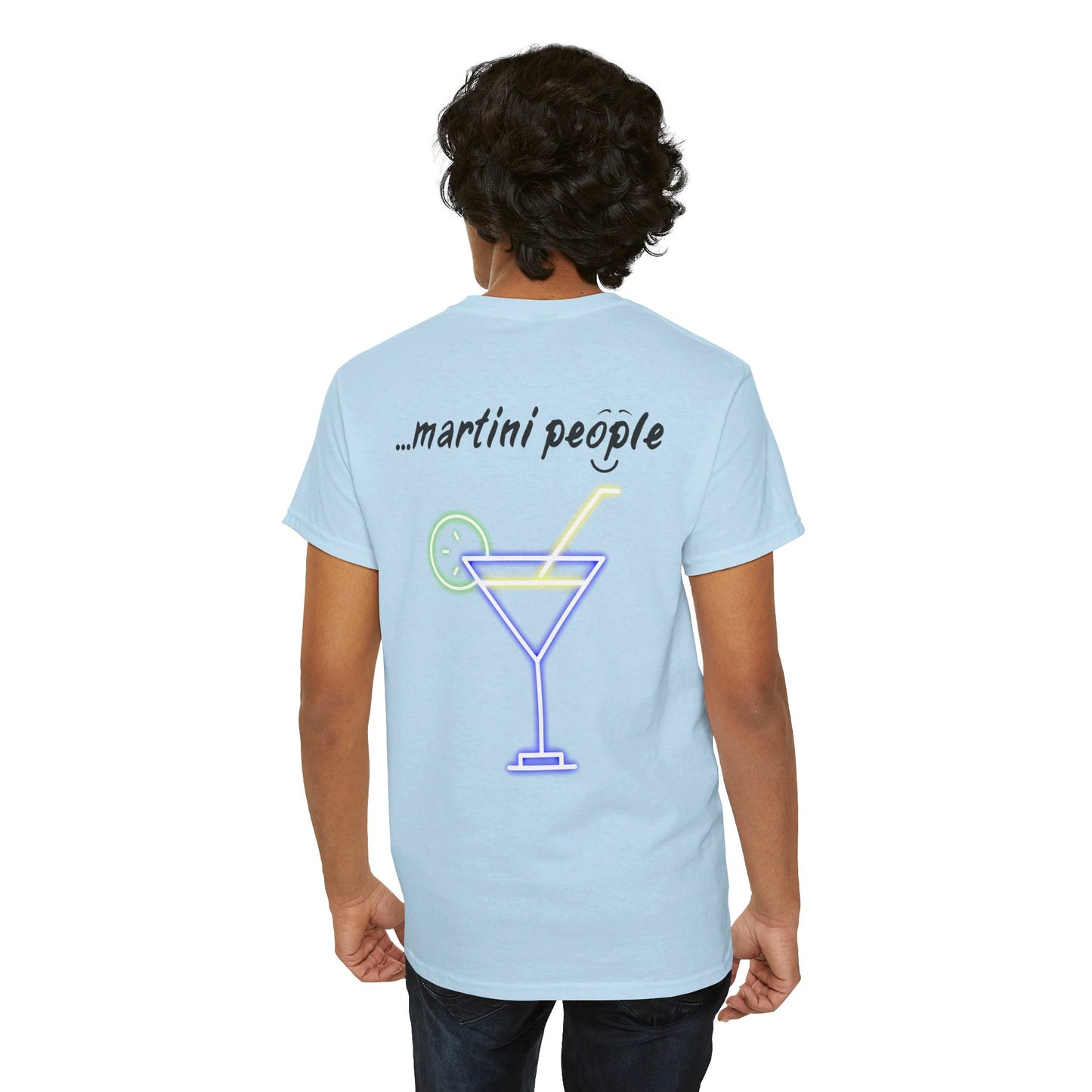 'i am...martini people' - Unisex Heavy Cotton Tee Martini