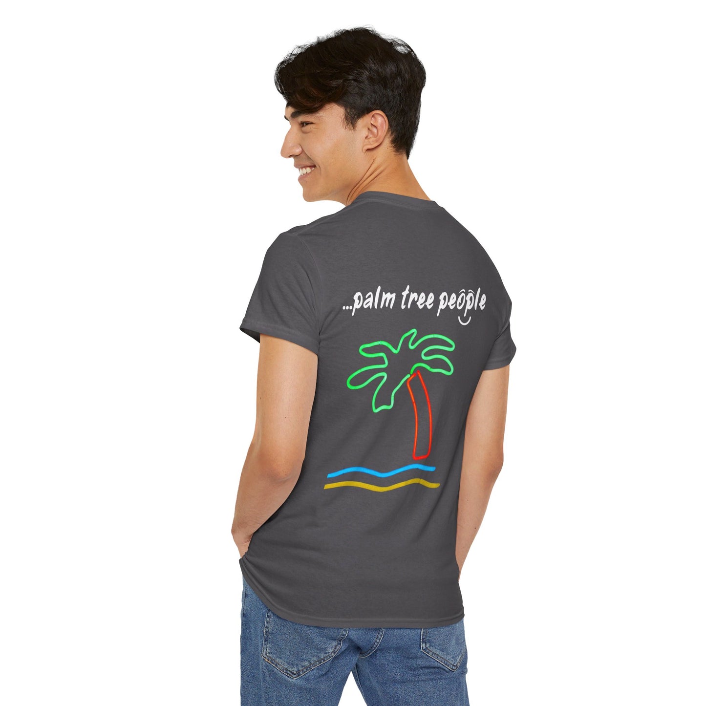 'I am...palm tree people'. - Unisex Heavy Cotton Tee