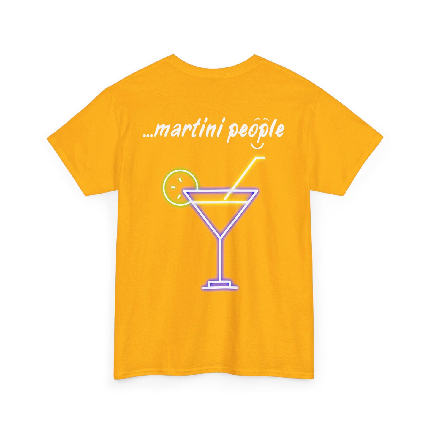 'i am...martini people' - Unisex Heavy Cotton Tee Martini
