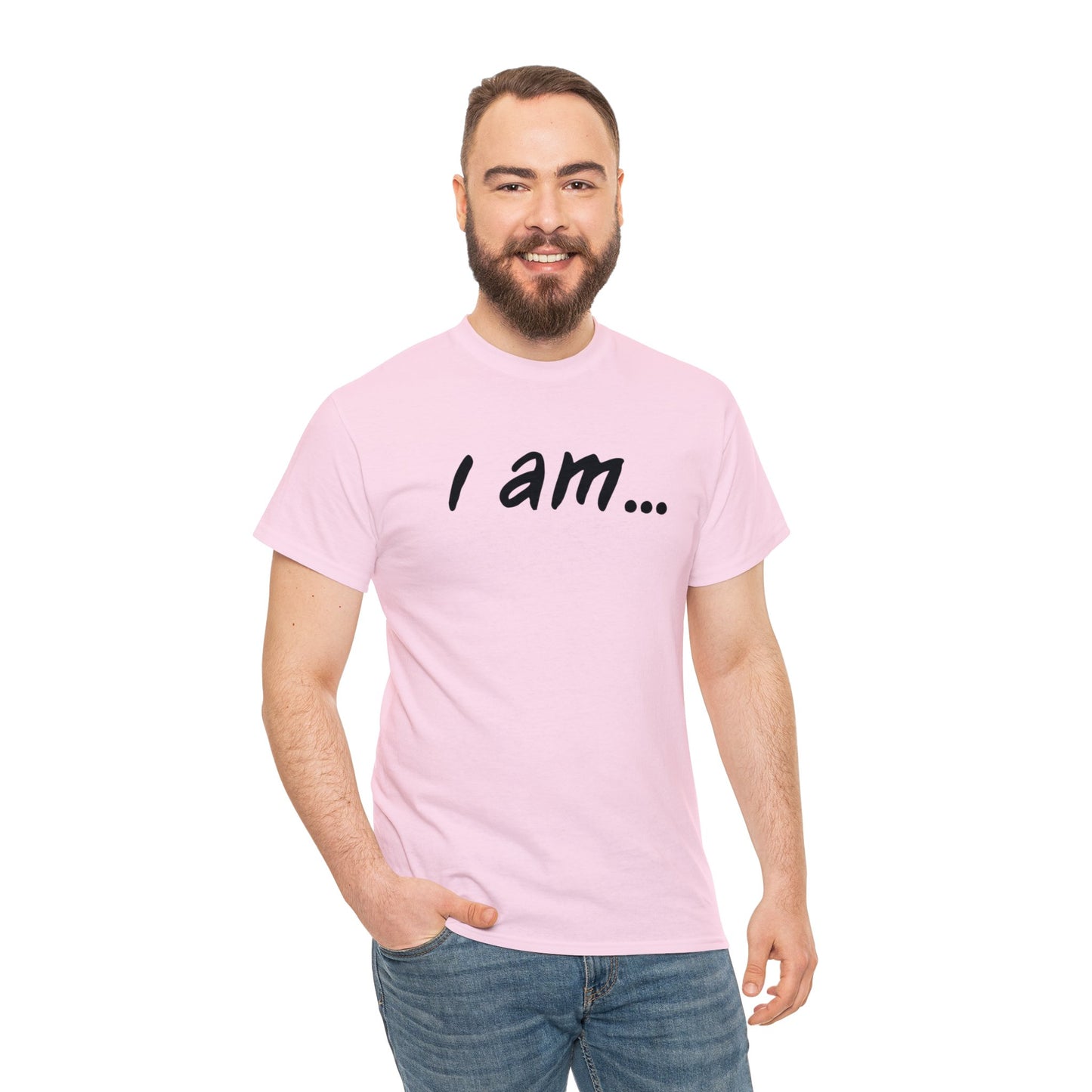 'I am...barefoot people. Unisex Heavy Cotton Tee'