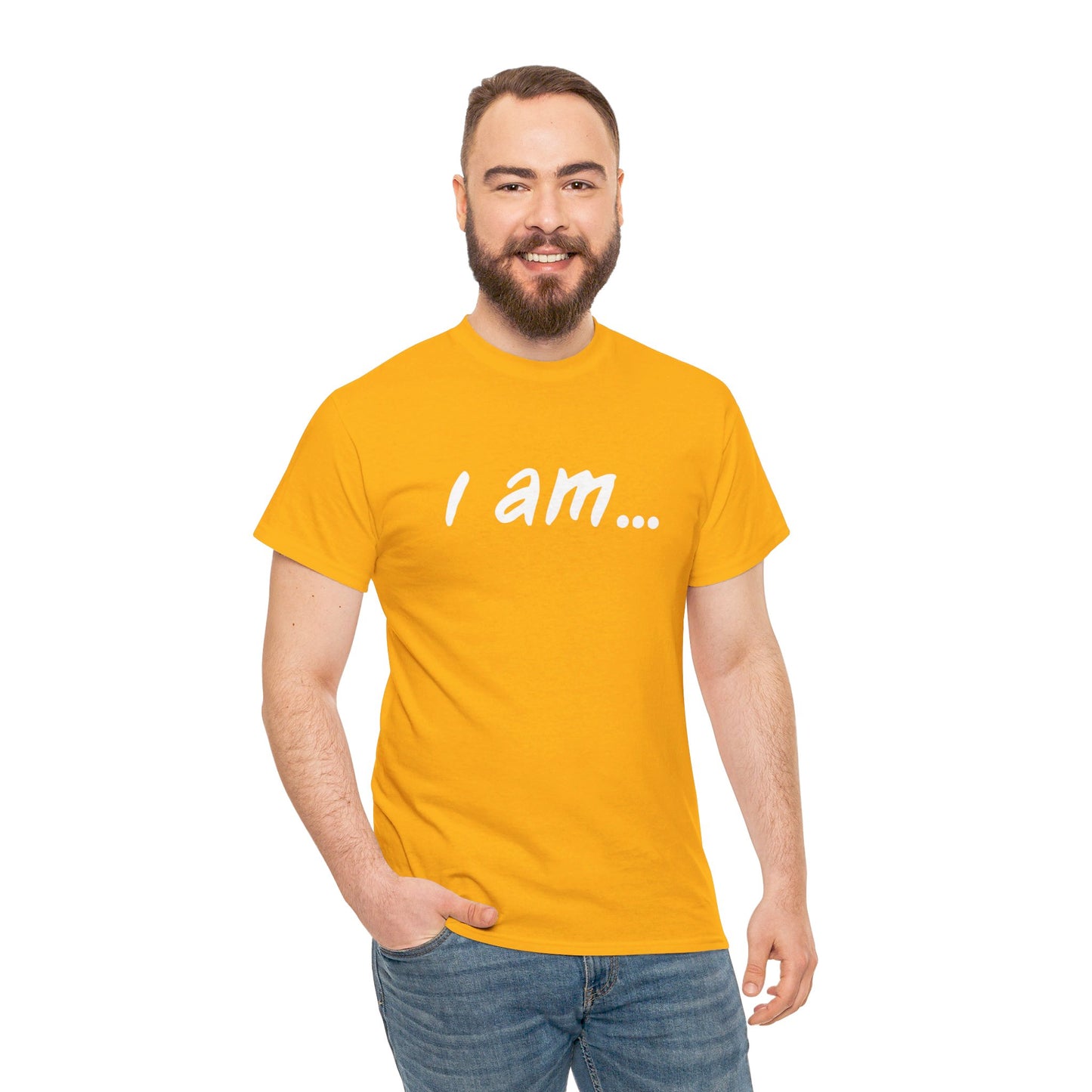 'i am...martini people' - Unisex Heavy Cotton Tee Martini