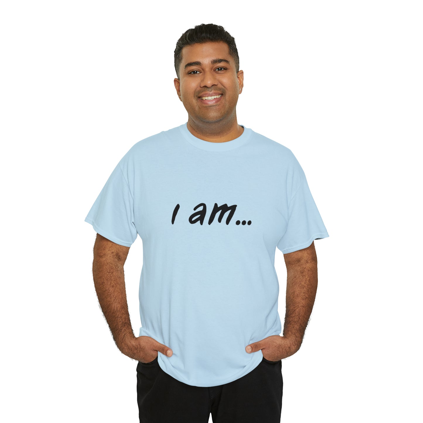 "i am...beer people" Unisex Heavy Cotton Tee