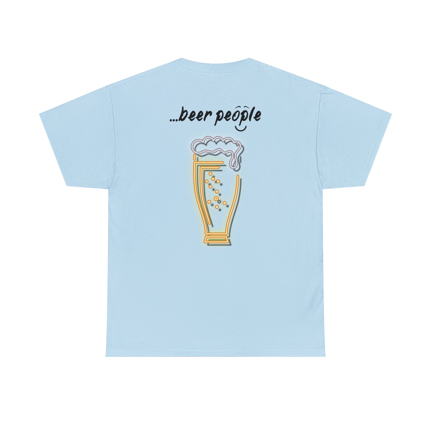 "i am...beer people" Unisex Heavy Cotton Tee