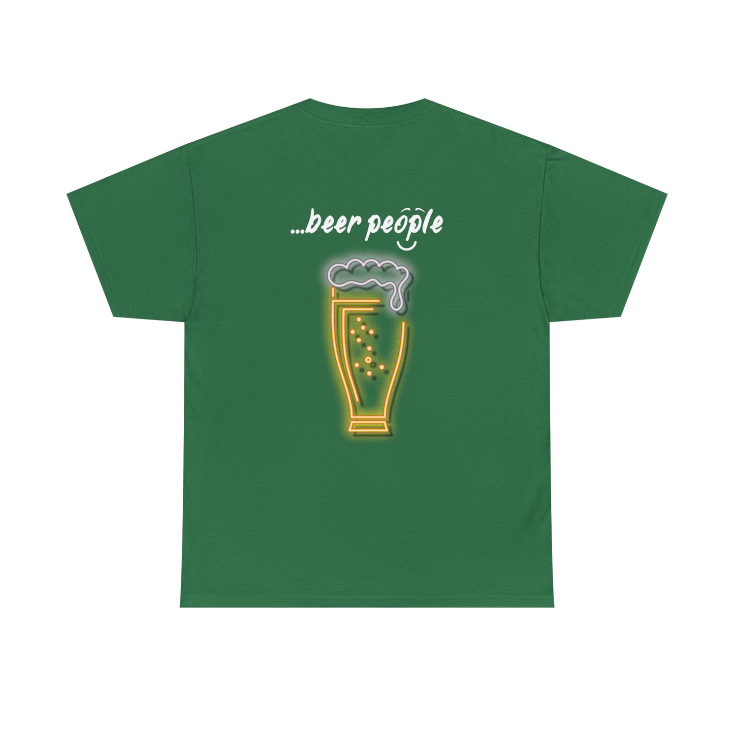 "i am...beer people" Unisex Heavy Cotton Tee