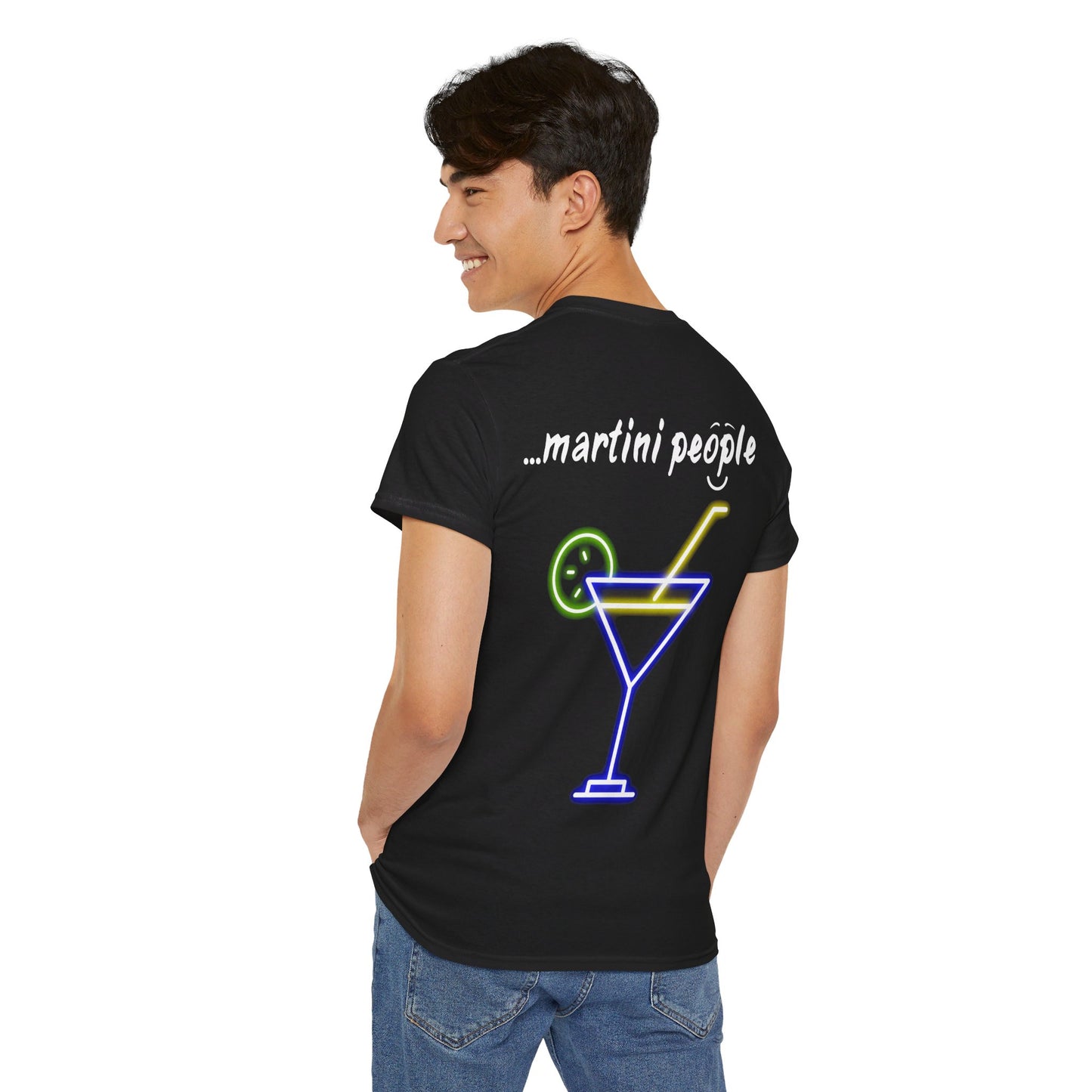 'i am...martini people' - Unisex Heavy Cotton Tee Martini