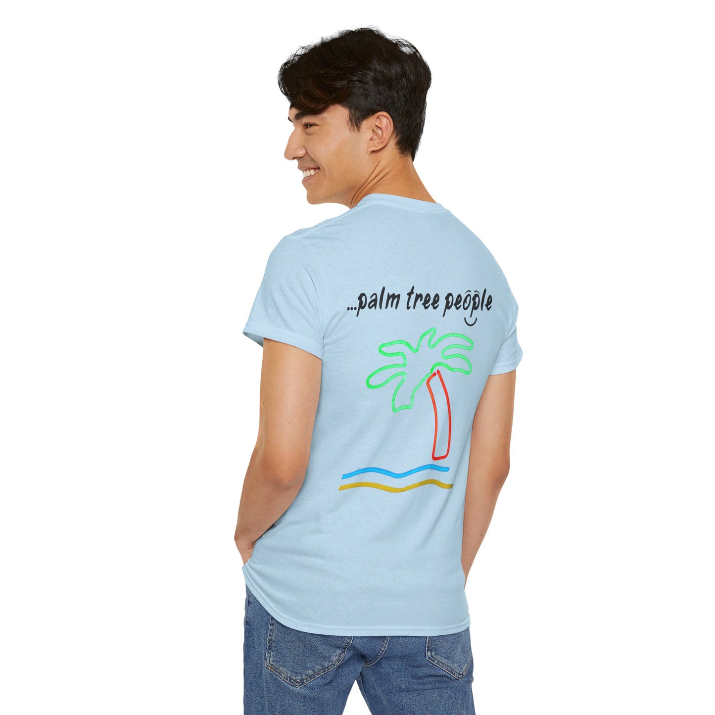 'I am...palm tree people'. - Unisex Heavy Cotton Tee