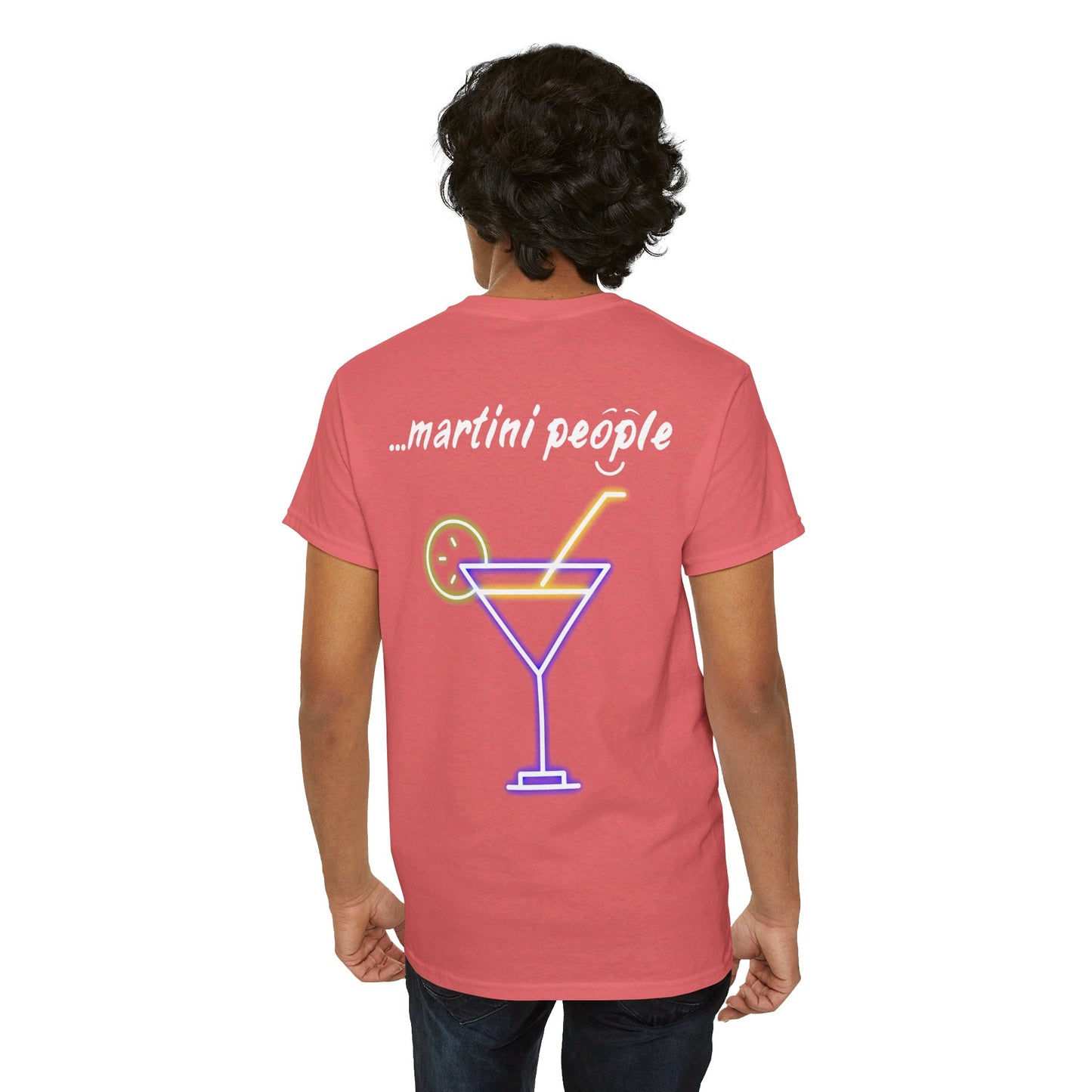 'i am...martini people' - Unisex Heavy Cotton Tee Martini