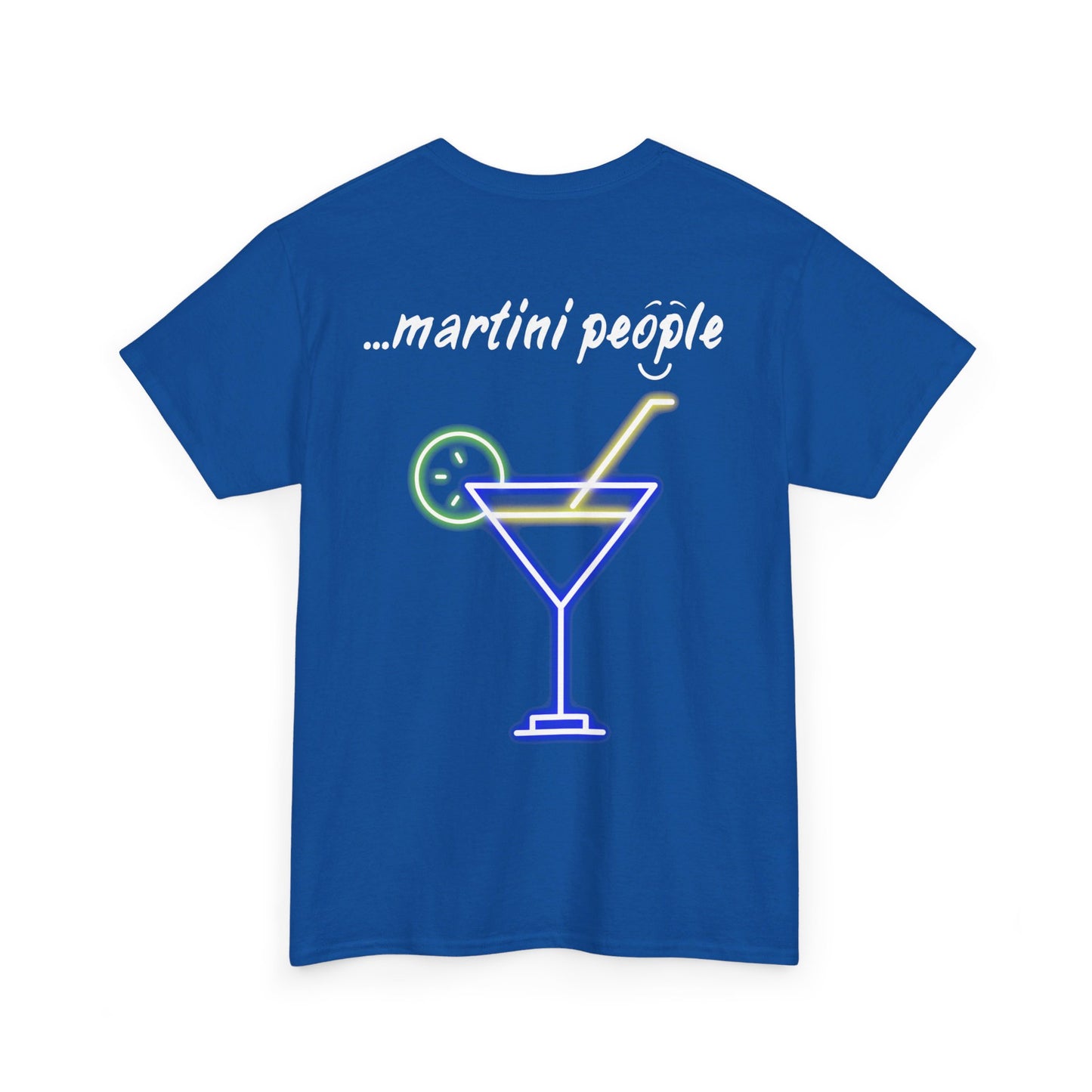 'i am...martini people' - Unisex Heavy Cotton Tee Martini