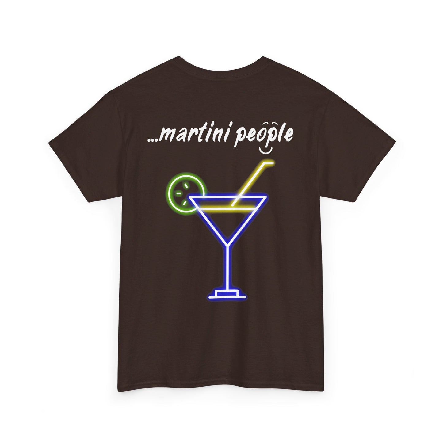 'i am...martini people' - Unisex Heavy Cotton Tee Martini