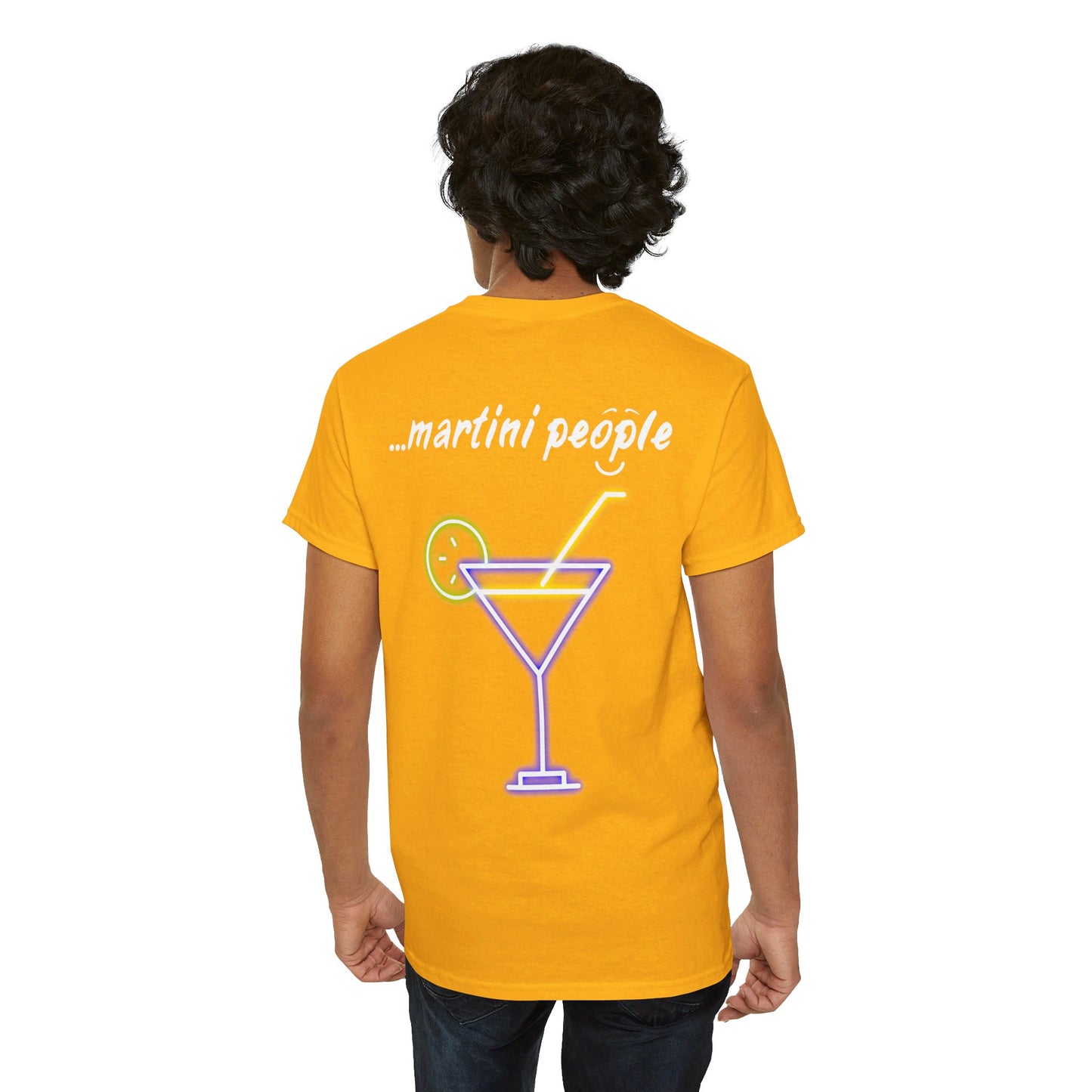 'i am...martini people' - Unisex Heavy Cotton Tee Martini