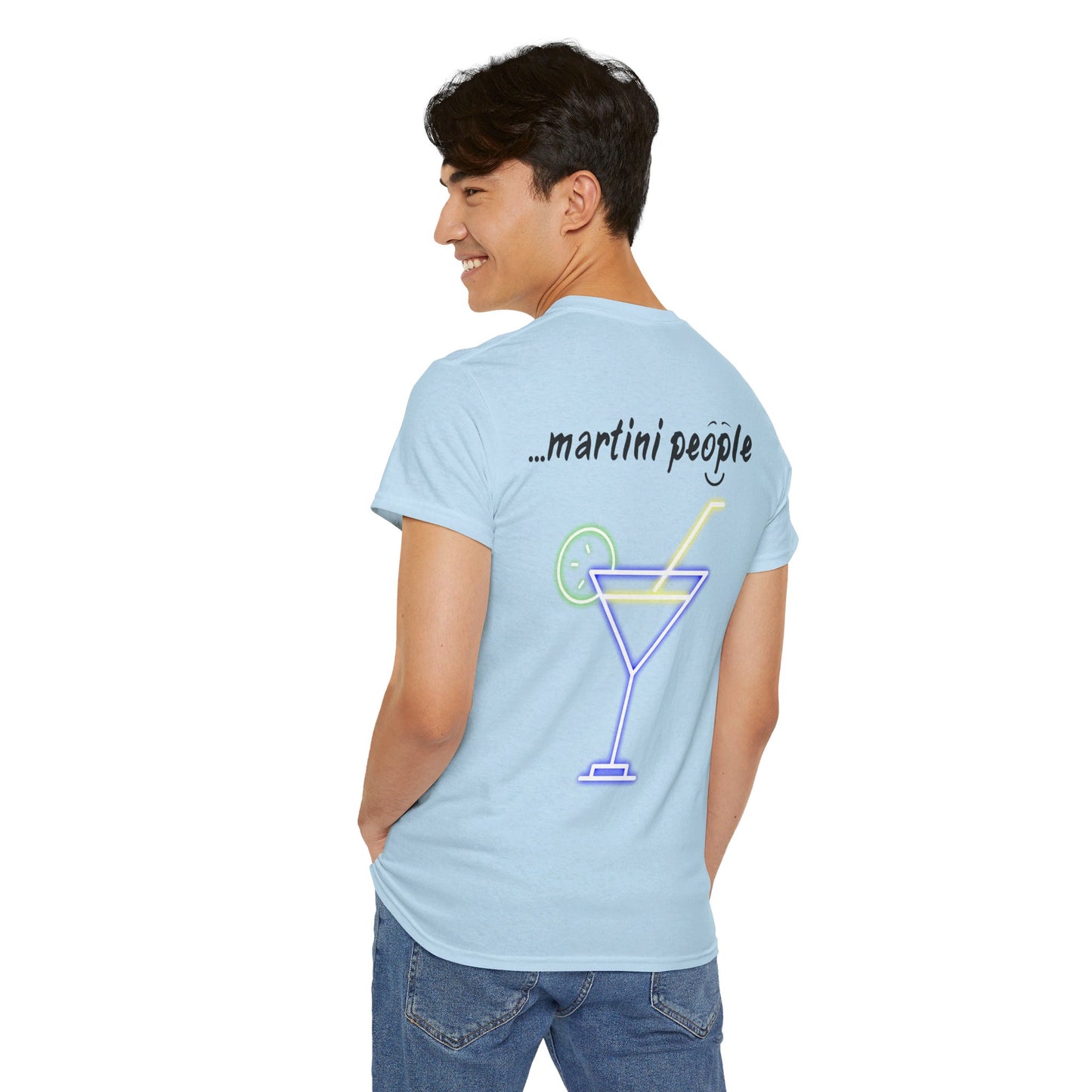 'i am...martini people' - Unisex Heavy Cotton Tee Martini