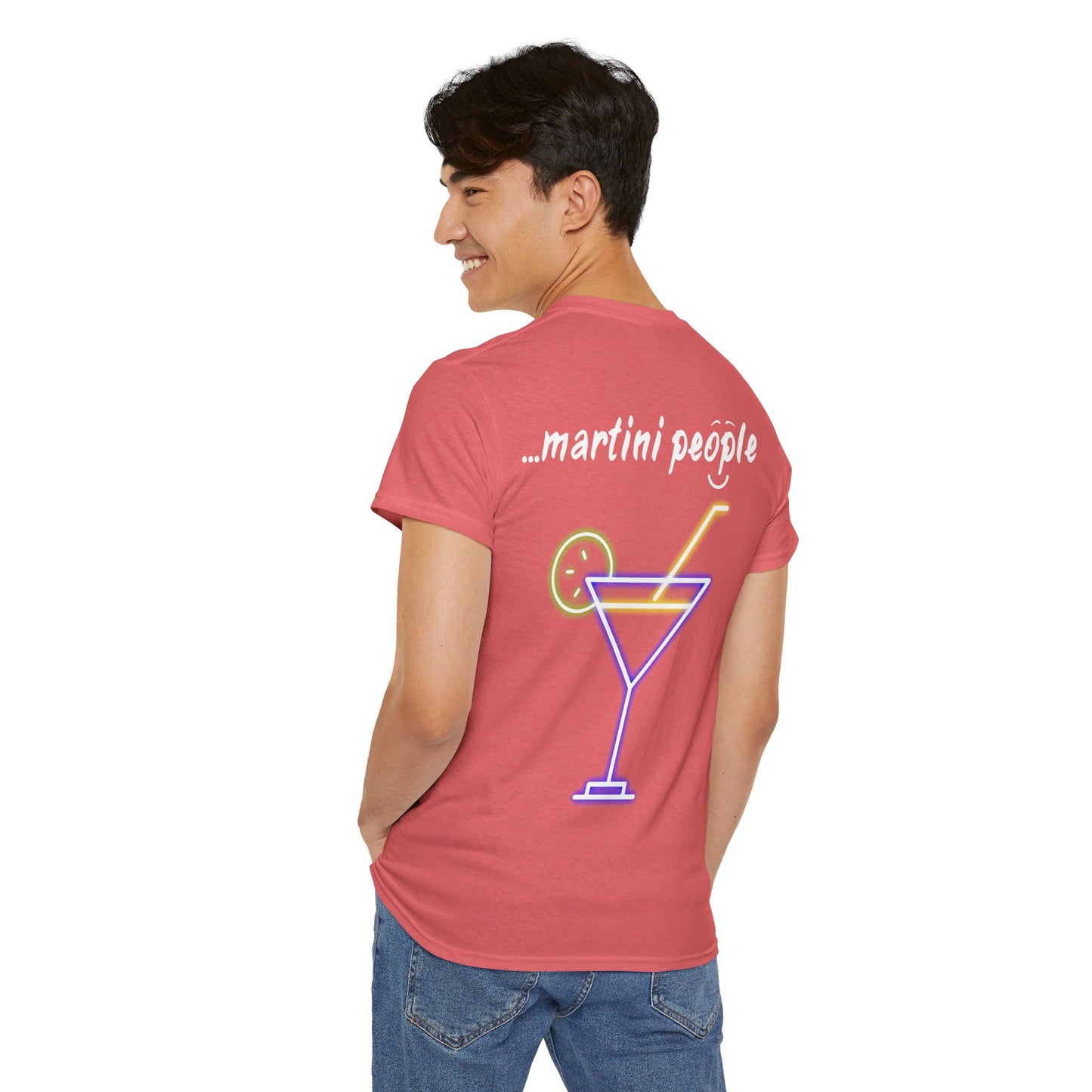 'i am...martini people' - Unisex Heavy Cotton Tee Martini