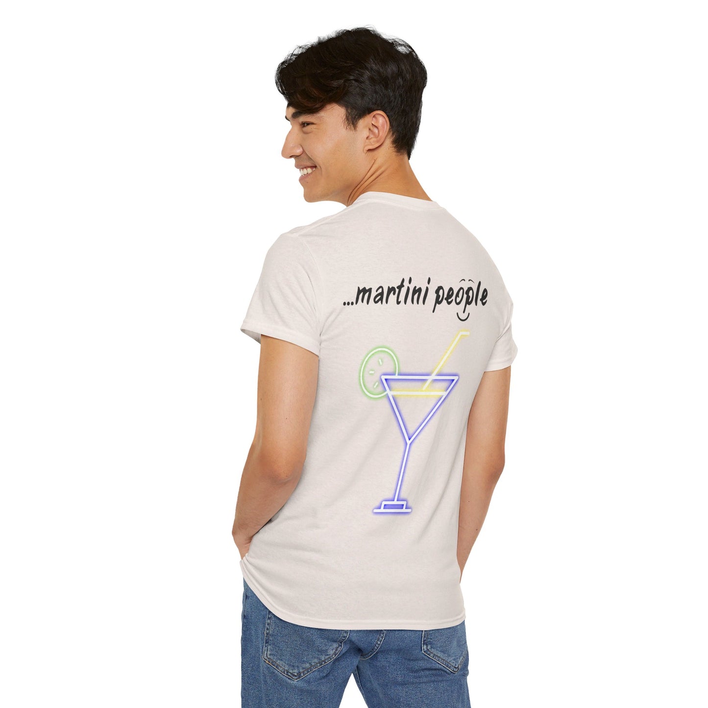 'i am...martini people' - Unisex Heavy Cotton Tee Martini