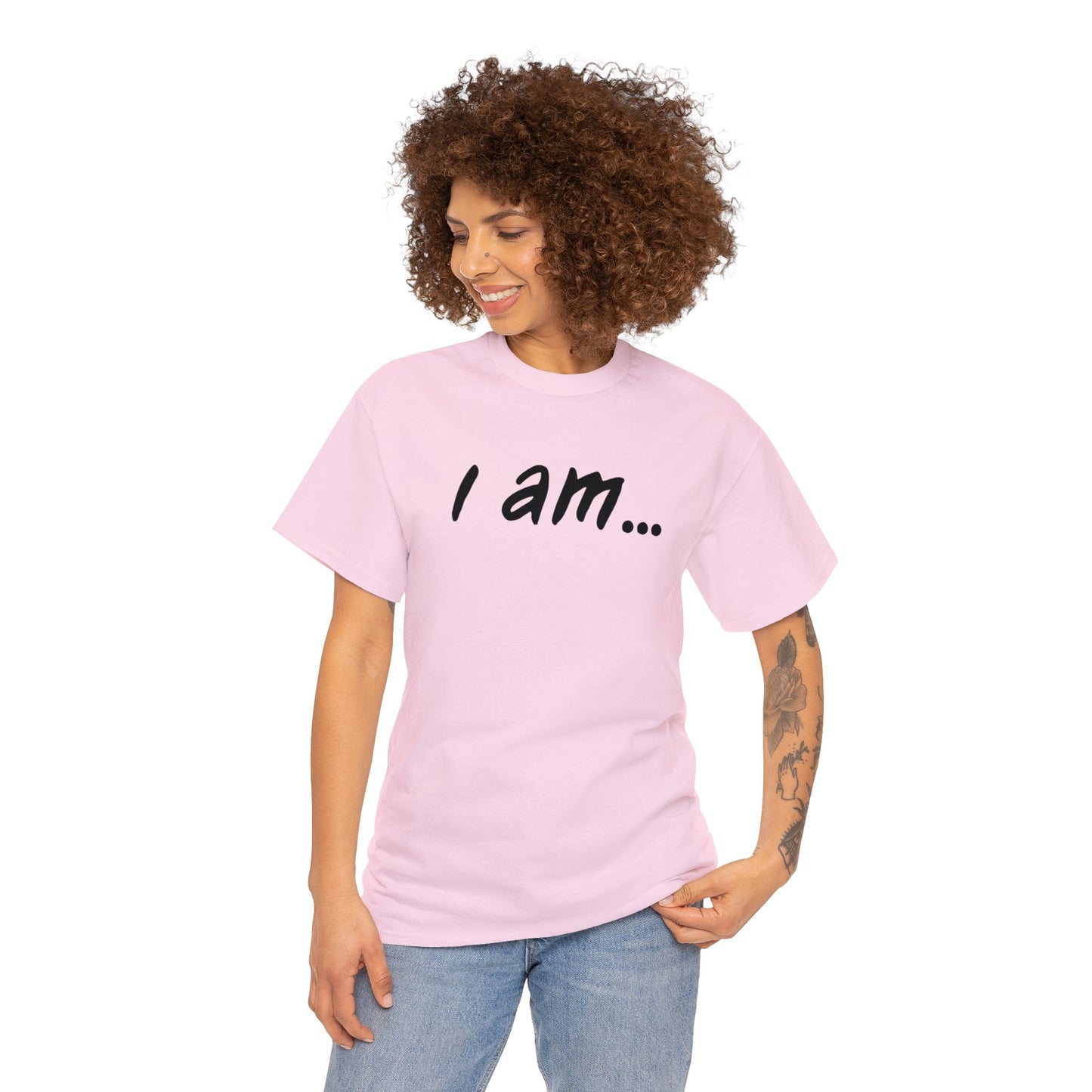 'I am...barefoot people. Unisex Heavy Cotton Tee'