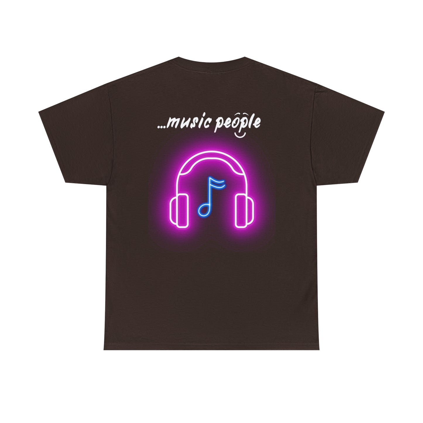 'i am...music people'. Unisex Heavy Cotton Tee