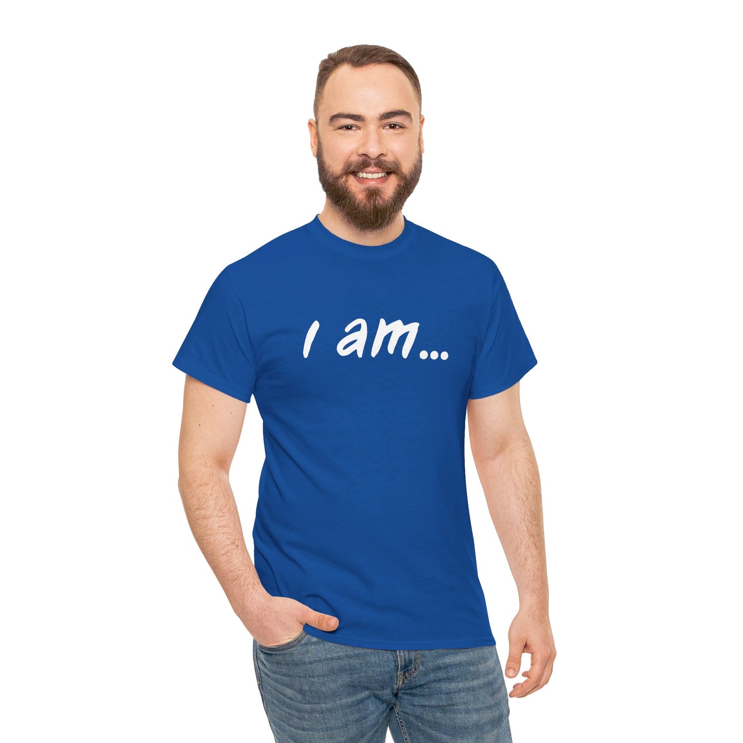 'i am...martini people' - Unisex Heavy Cotton Tee Martini