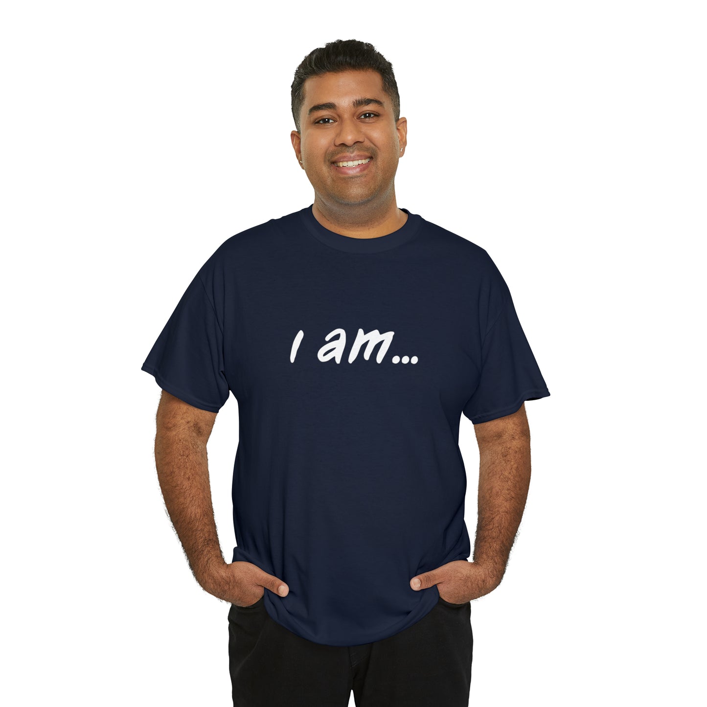 "i am...beer people" Unisex Heavy Cotton Tee