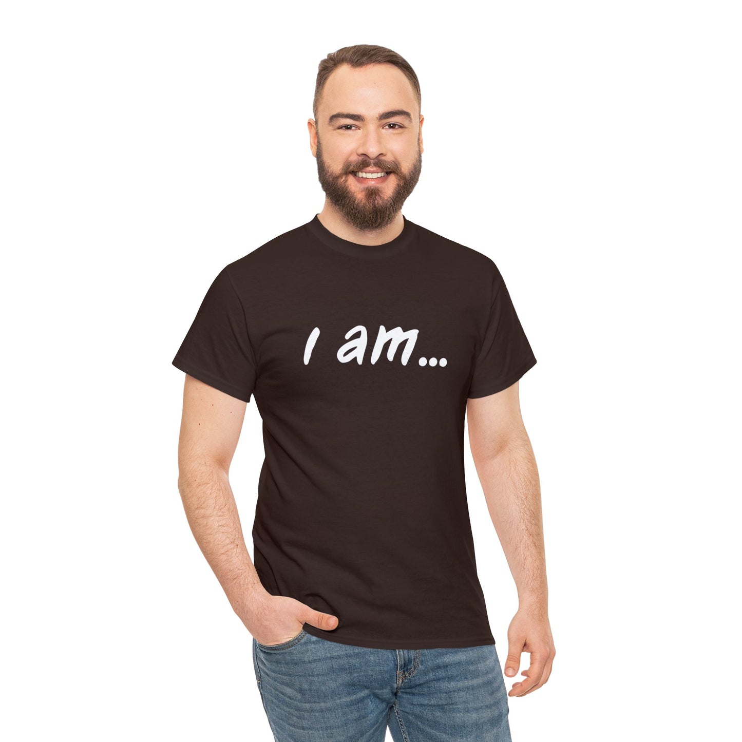 'I am...barefoot people. Unisex Heavy Cotton Tee'