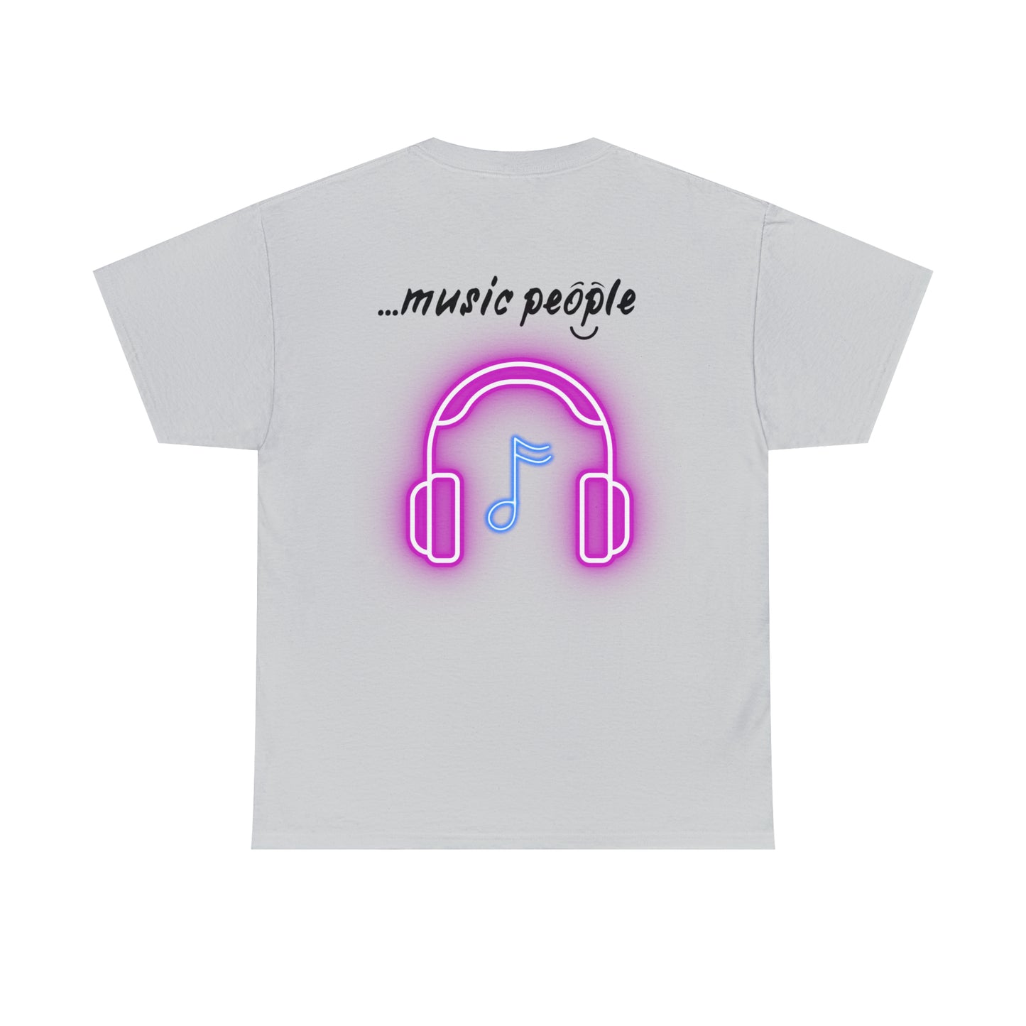 'i am...music people'. Unisex Heavy Cotton Tee