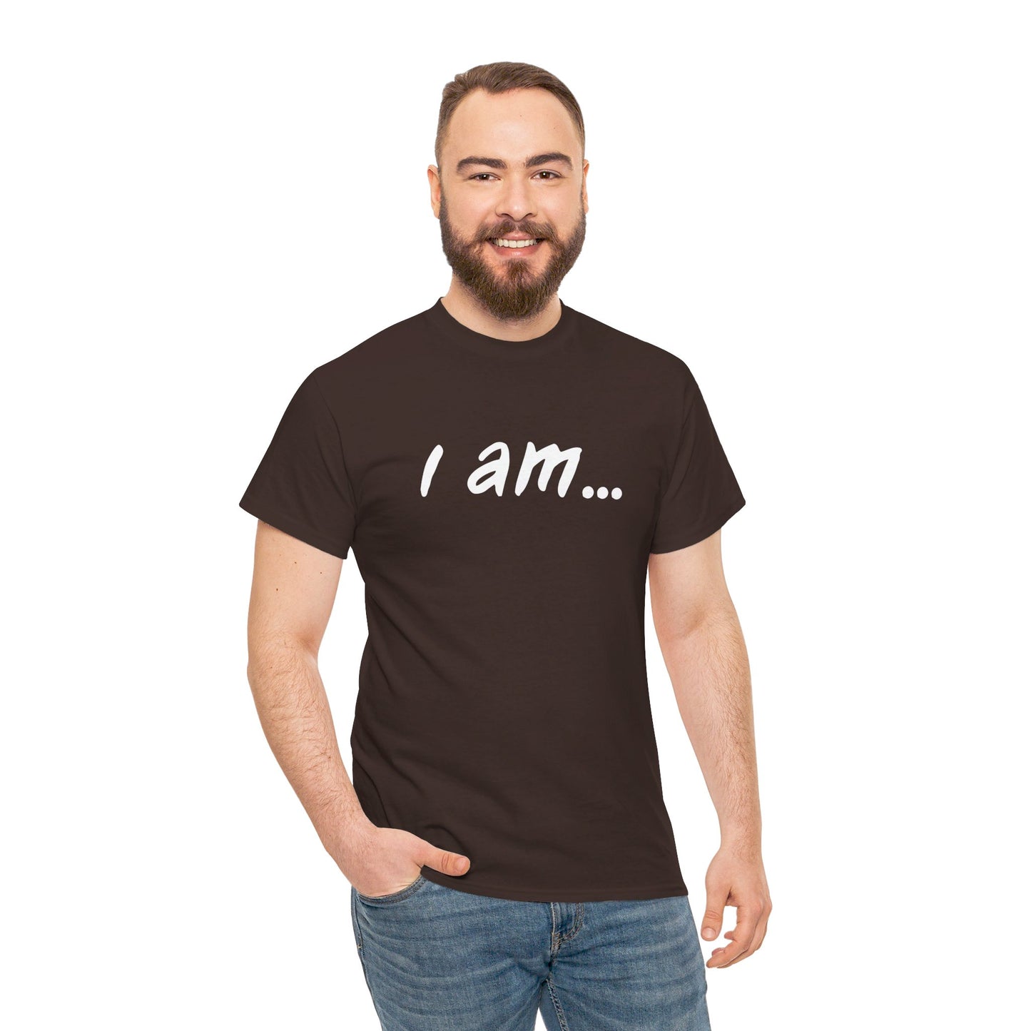 'i am...martini people' - Unisex Heavy Cotton Tee Martini