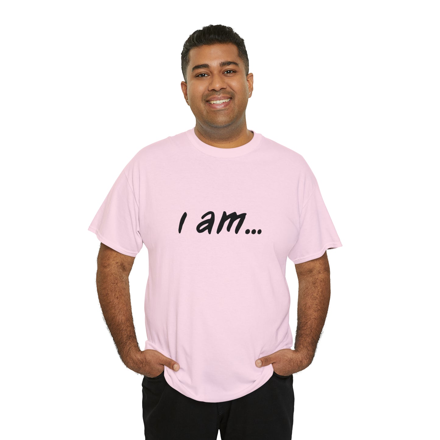 "i am...beer people" Unisex Heavy Cotton Tee