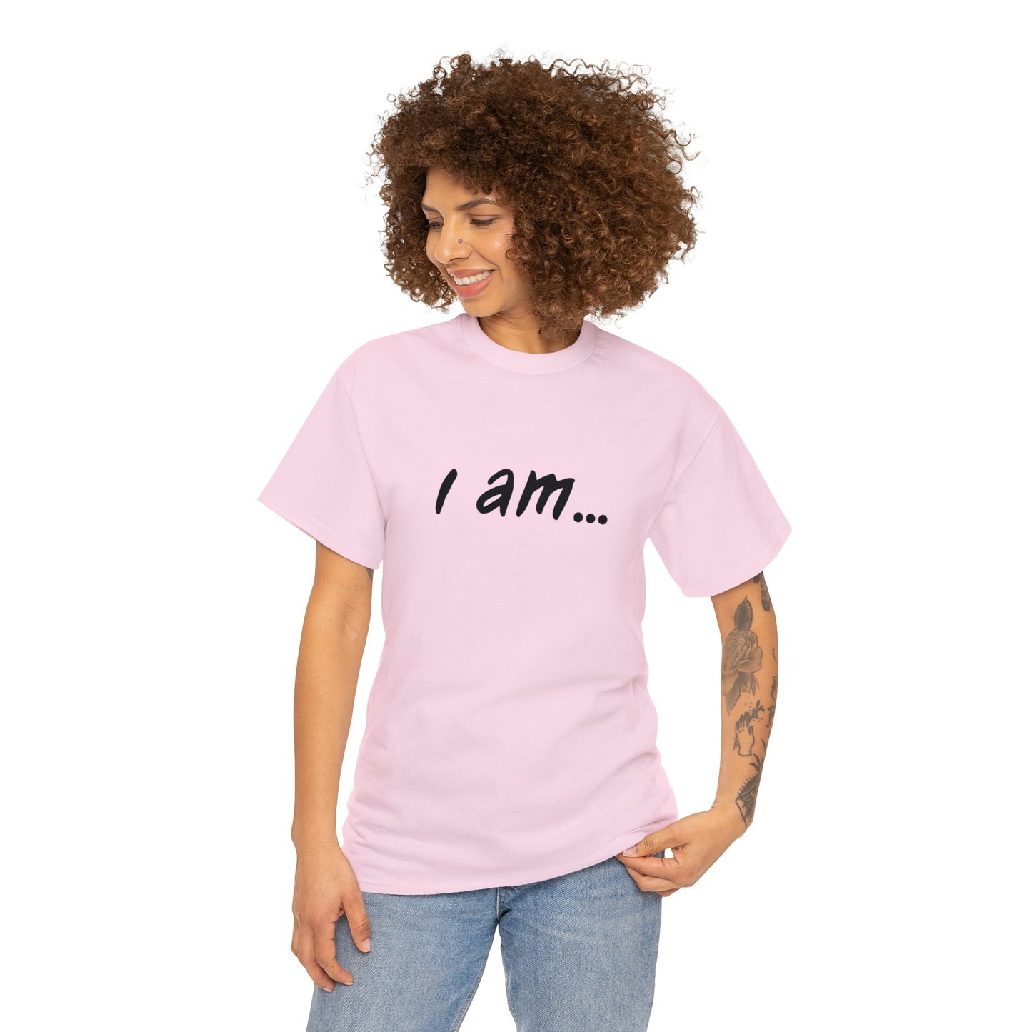 'i am...peace people'. Unisex Heavy Cotton Tee