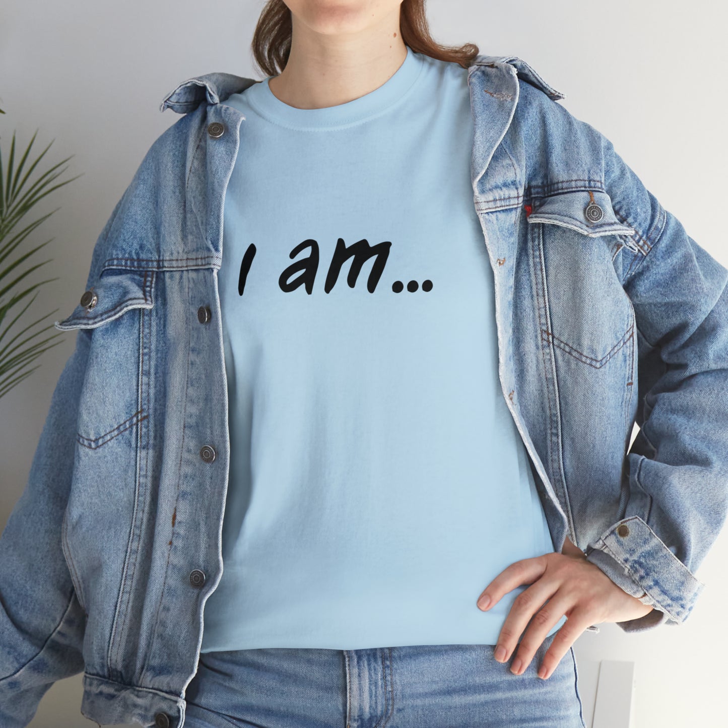 'i am...peace people'. Unisex Heavy Cotton Tee