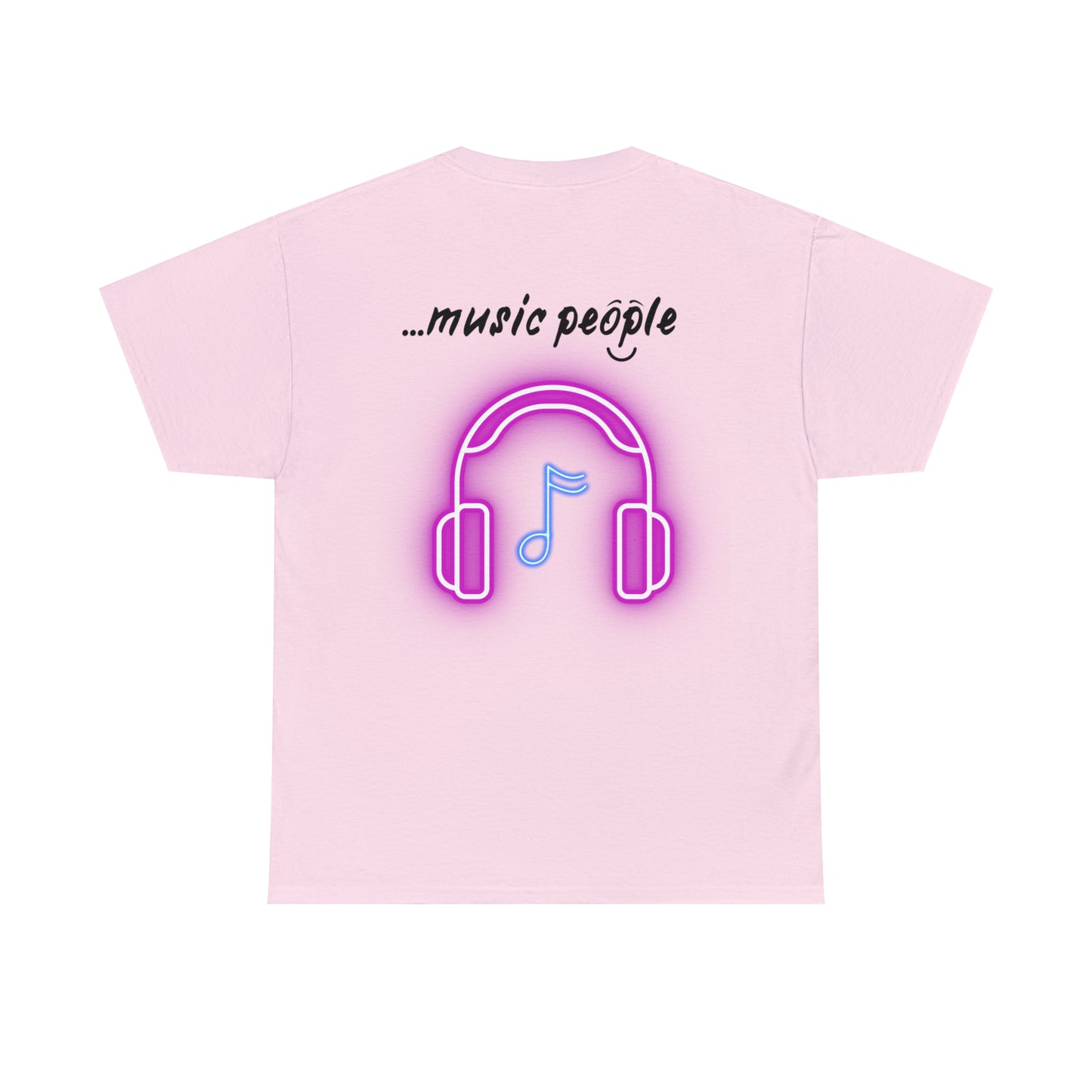 'i am...music people'. Unisex Heavy Cotton Tee