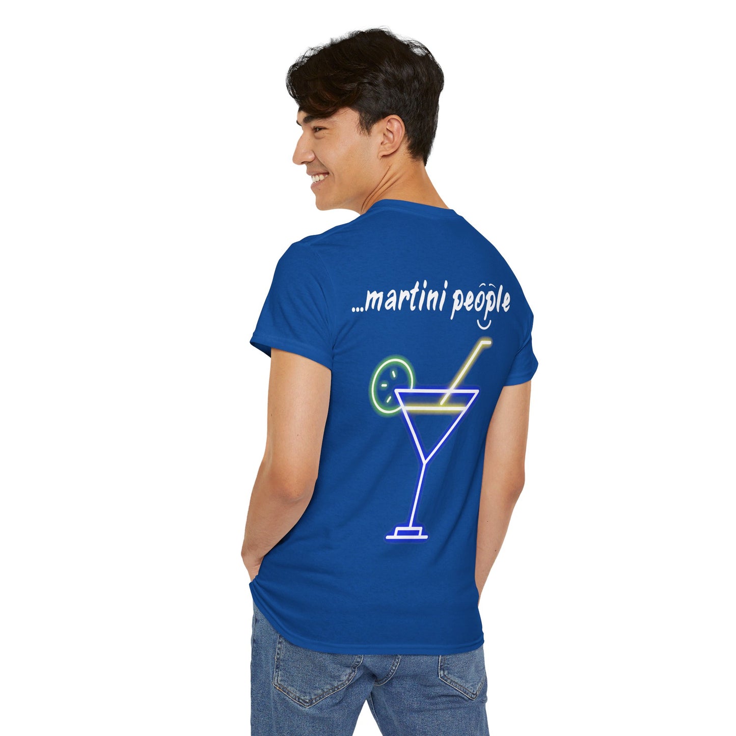'i am...martini people' - Unisex Heavy Cotton Tee Martini