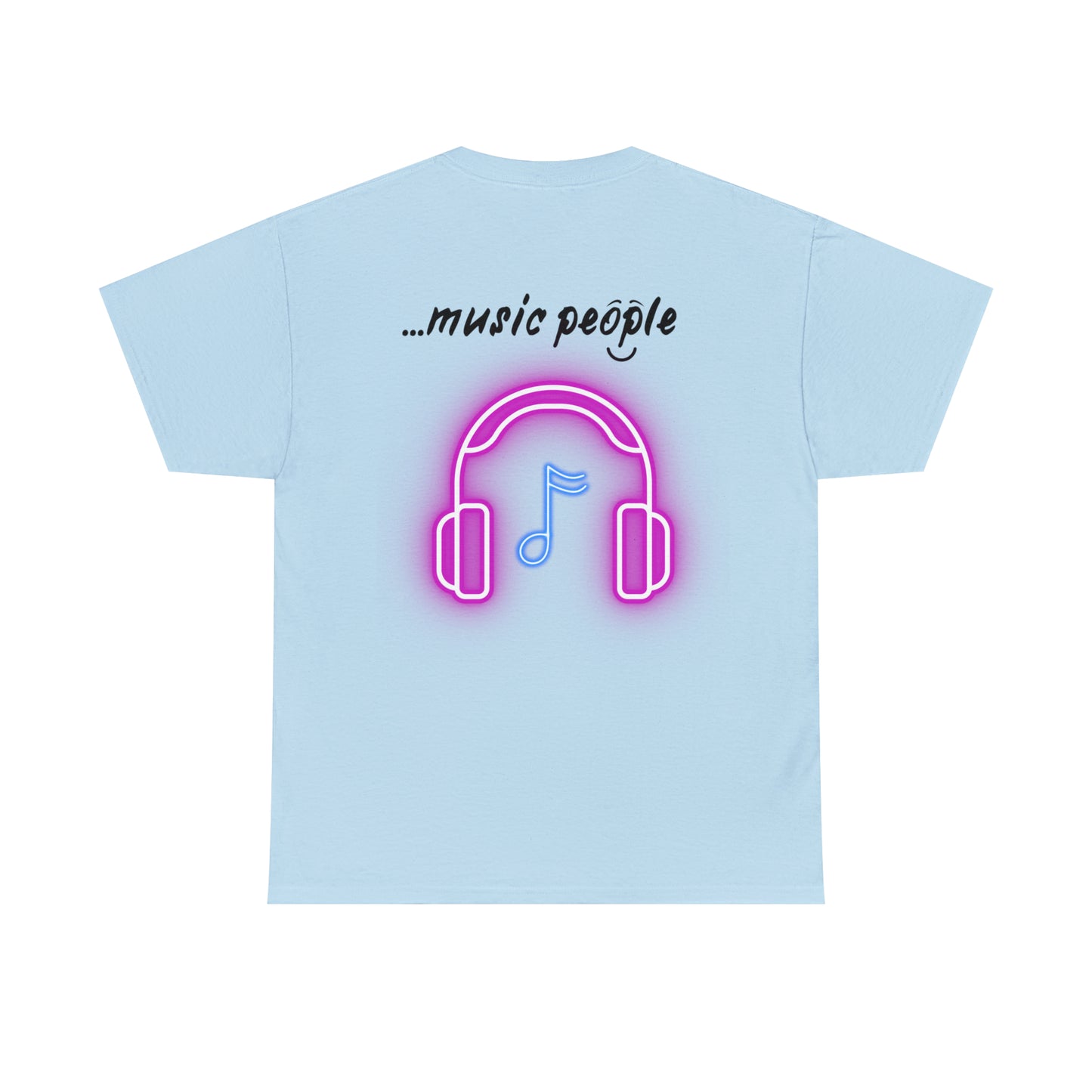 'i am...music people'. Unisex Heavy Cotton Tee