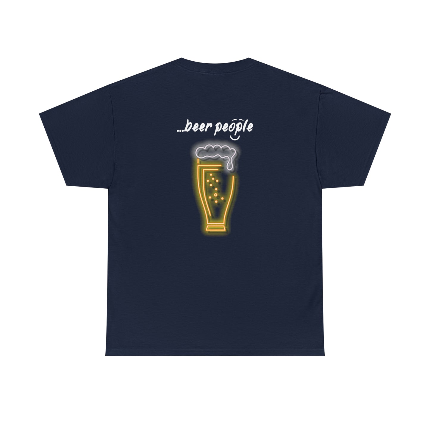 "i am...beer people" Unisex Heavy Cotton Tee