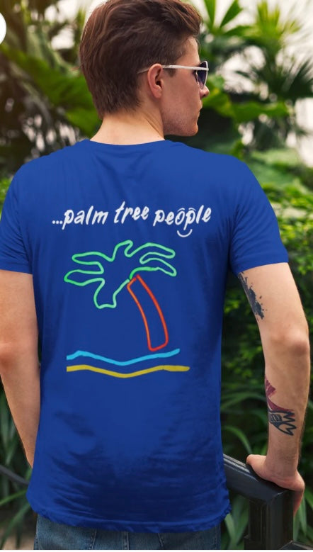 'I am...palm tree people'. - Unisex Heavy Cotton Tee
