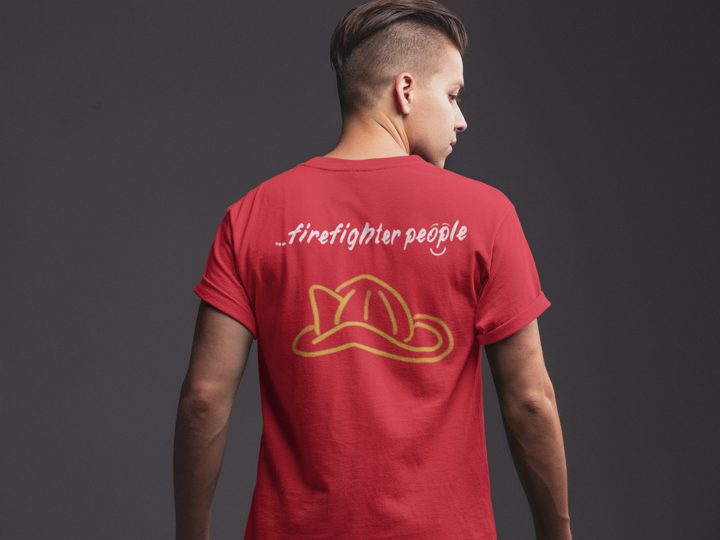 'I am...firefighter people'  -  Unisex Cotton Tee